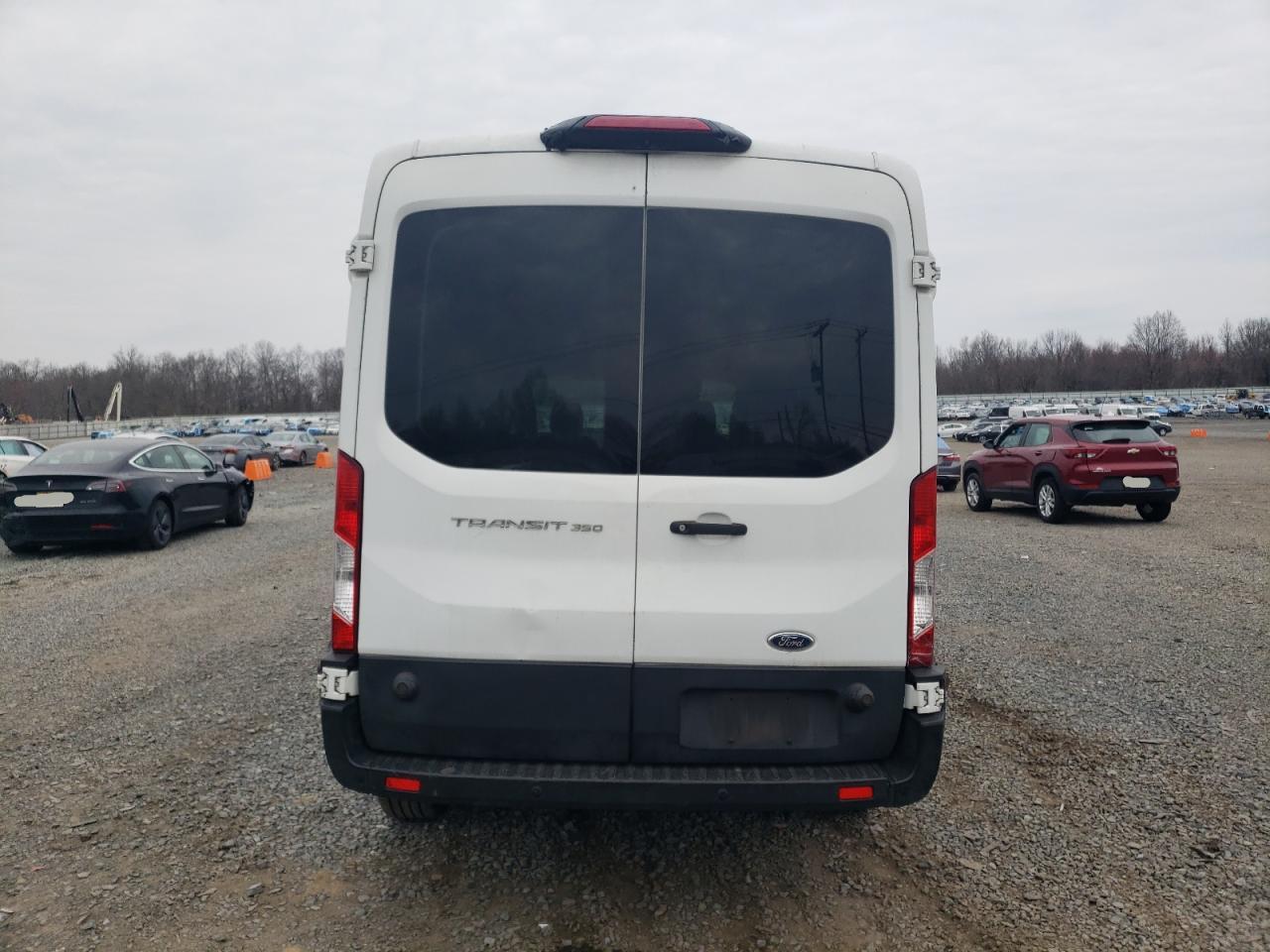 2019 Ford Transit T-350 White vin: 1FTBW2CM2KKB14462