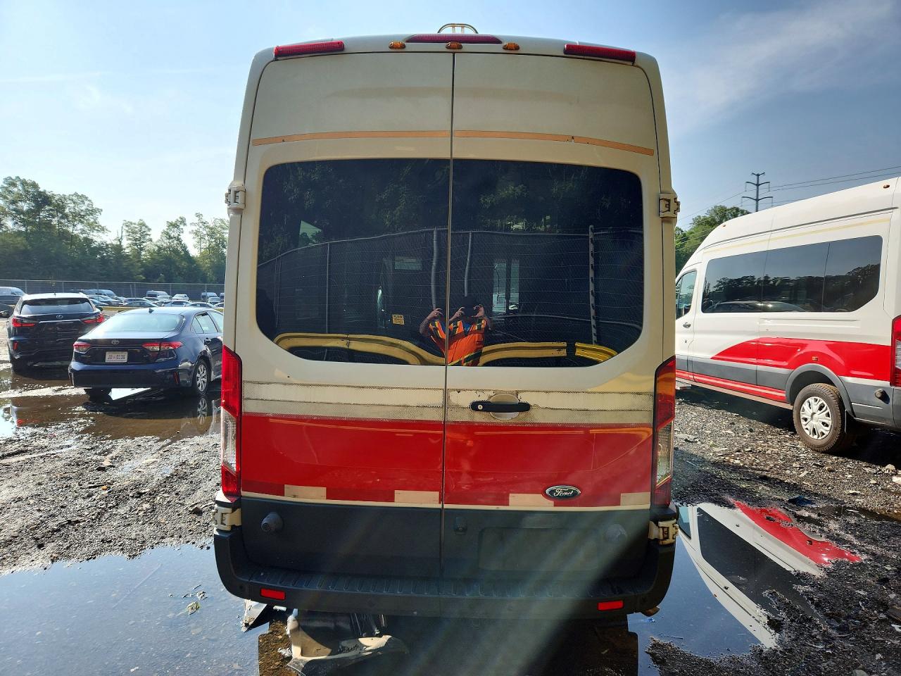 2017 Ford Transit T-350 Handicap Accessible Passen White vin: 1FTBW2XMXHKB48832