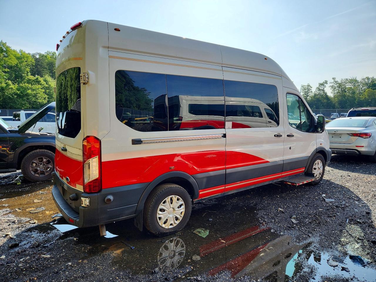 2017 Ford Transit T-350 Handicap Accessible Passen White vin: 1FTBW2XMXHKB48832