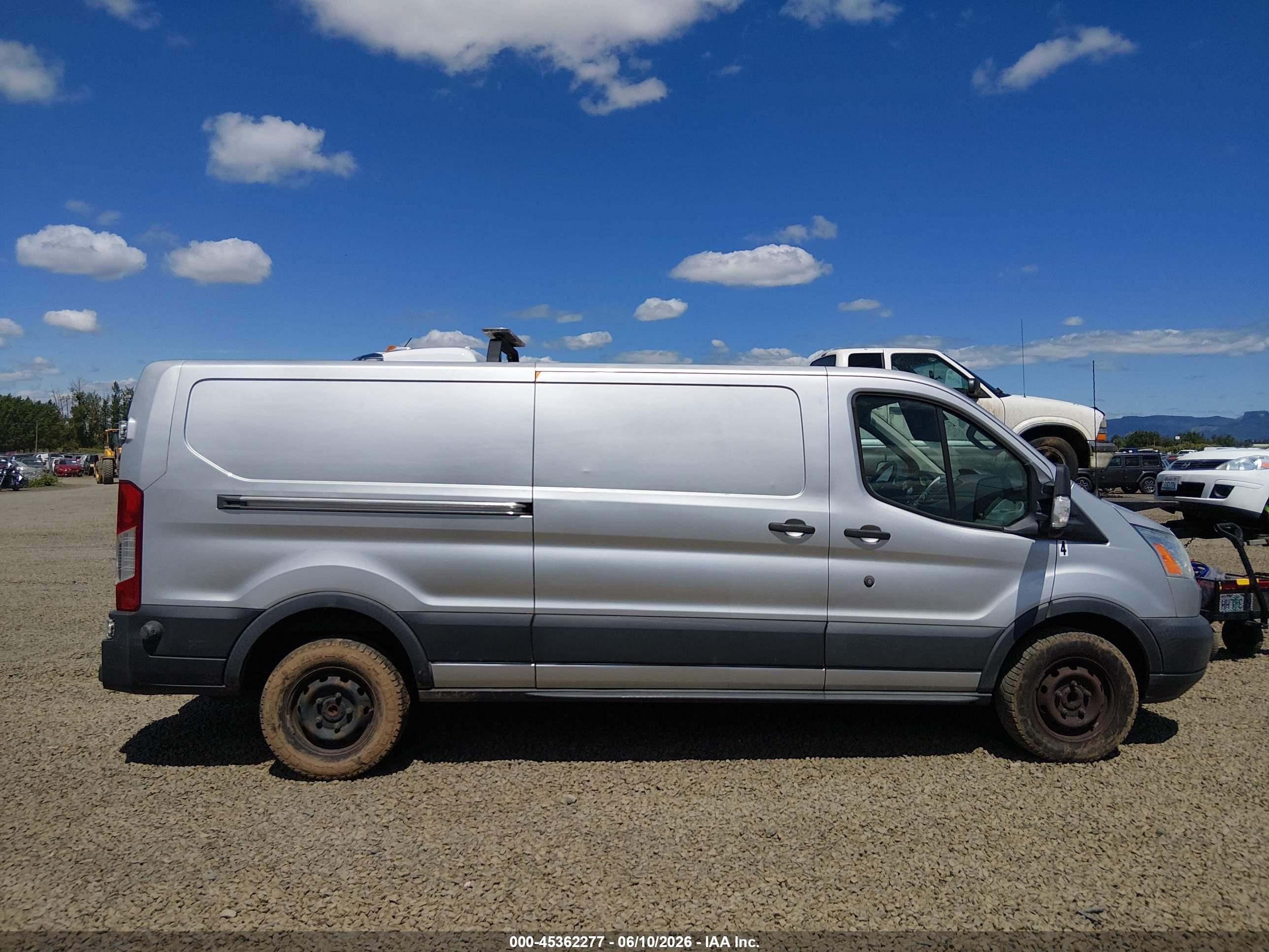 2015 Ford Transit-350   Silver vin: 1FTBW2YG9FKA50056