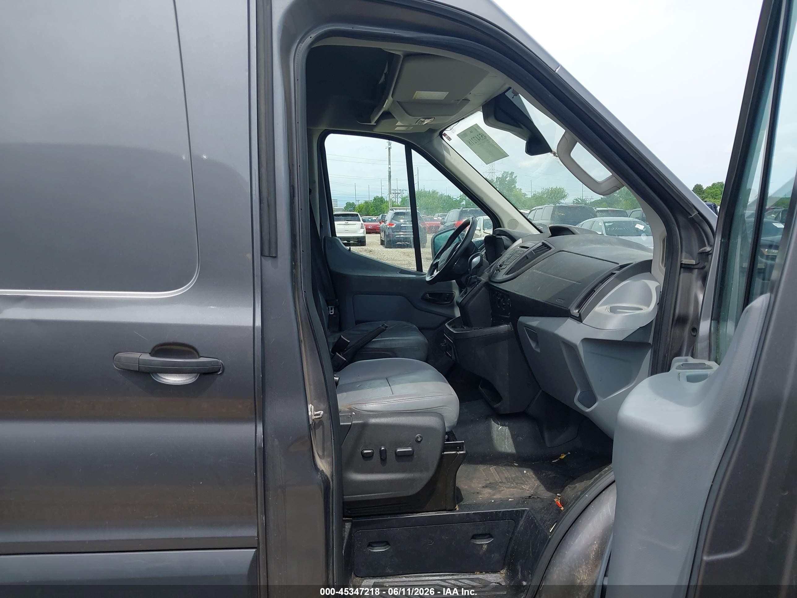 2015 Ford Transit-350   Gray vin: 1FTBW3XG4FKA36797