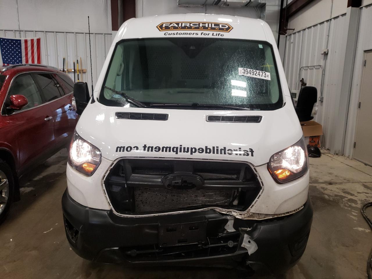 2022 Ford Transit T-350 White vin: 1FTBW9C88NKA06038
