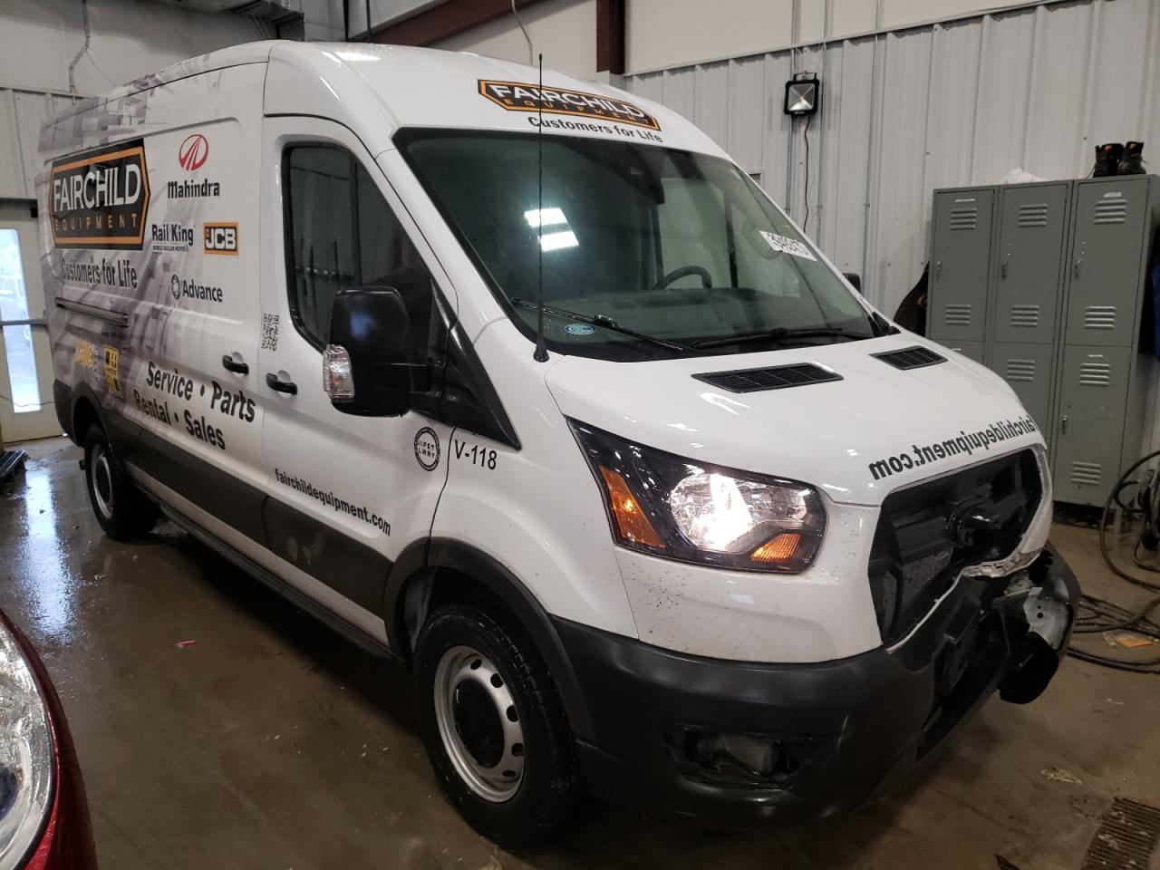 2022 Ford Transit T-350 White vin: 1FTBW9C88NKA06038