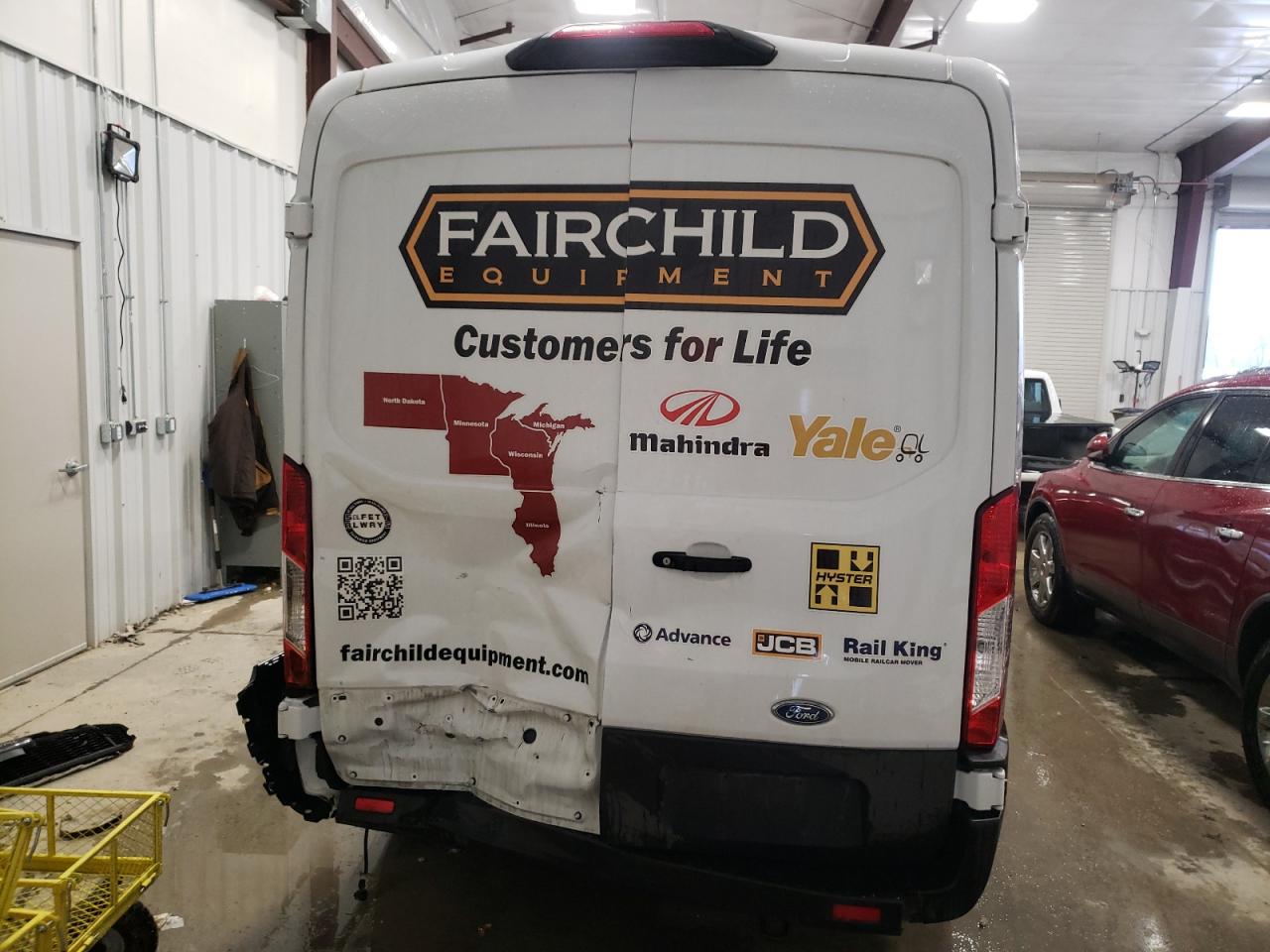 2022 Ford Transit T-350 White vin: 1FTBW9C88NKA06038