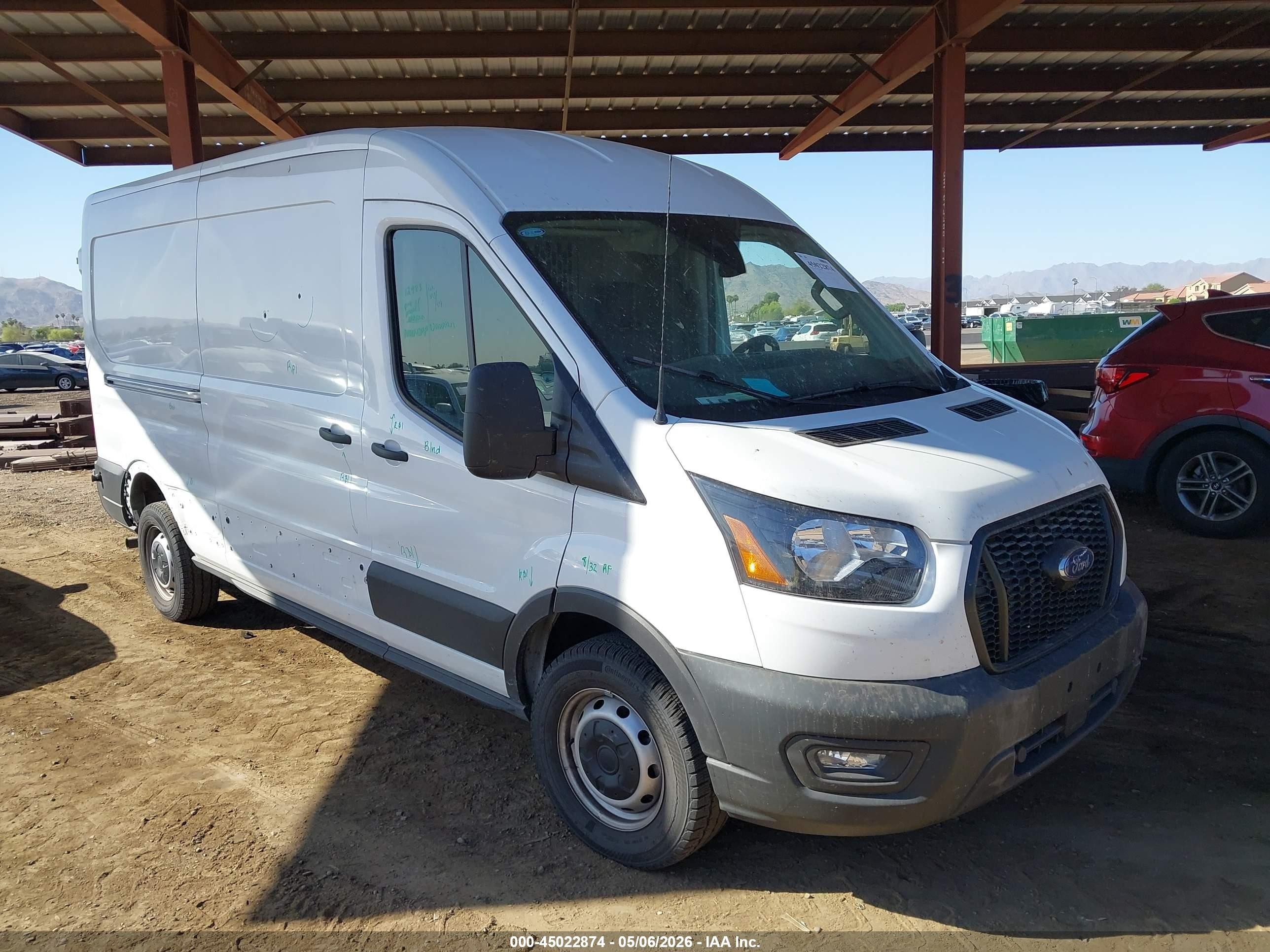 2024 Ford Transit-350   White vin: 1FTBW9C88RKA48909