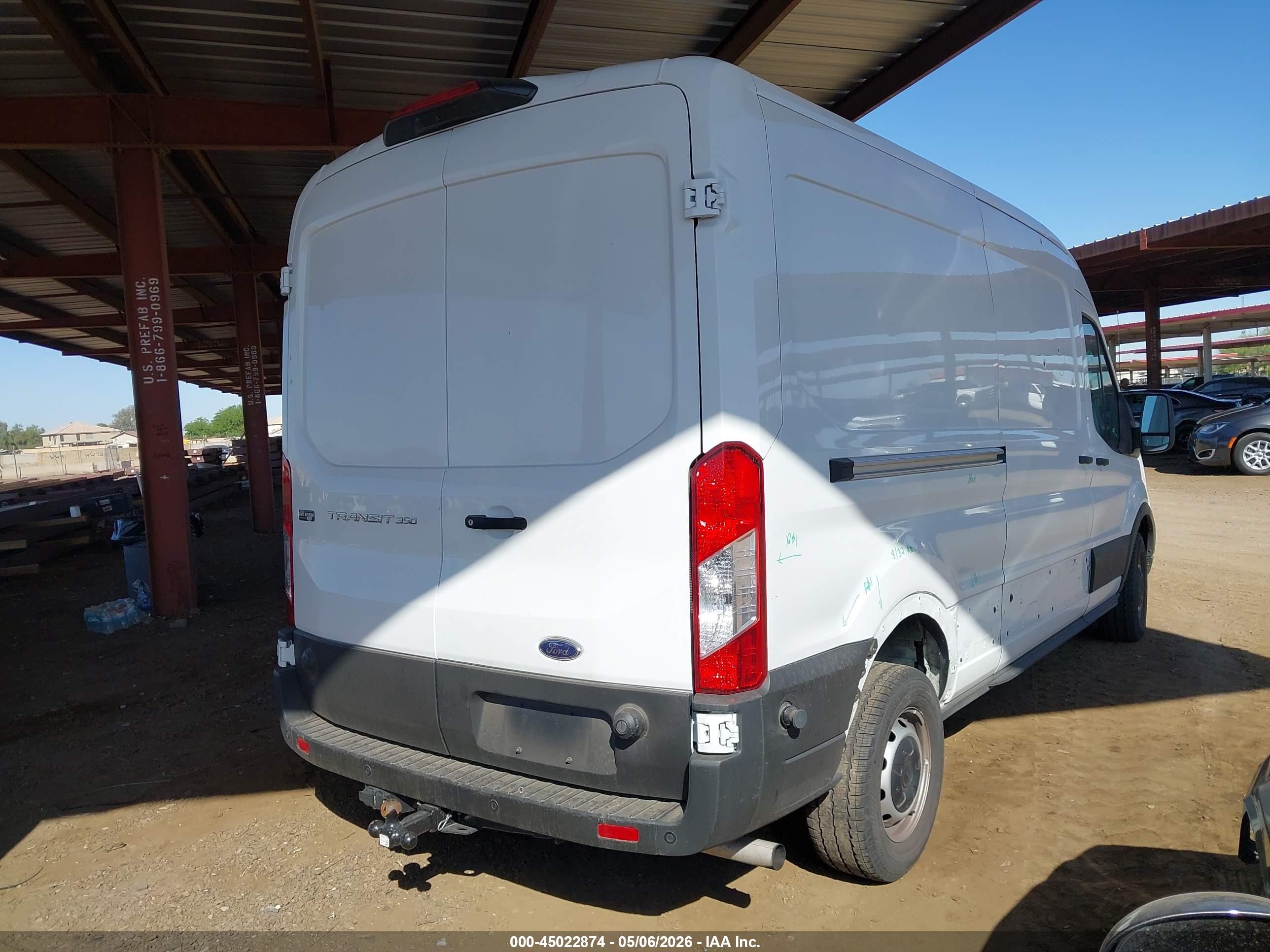 2024 Ford Transit-350   White vin: 1FTBW9C88RKA48909