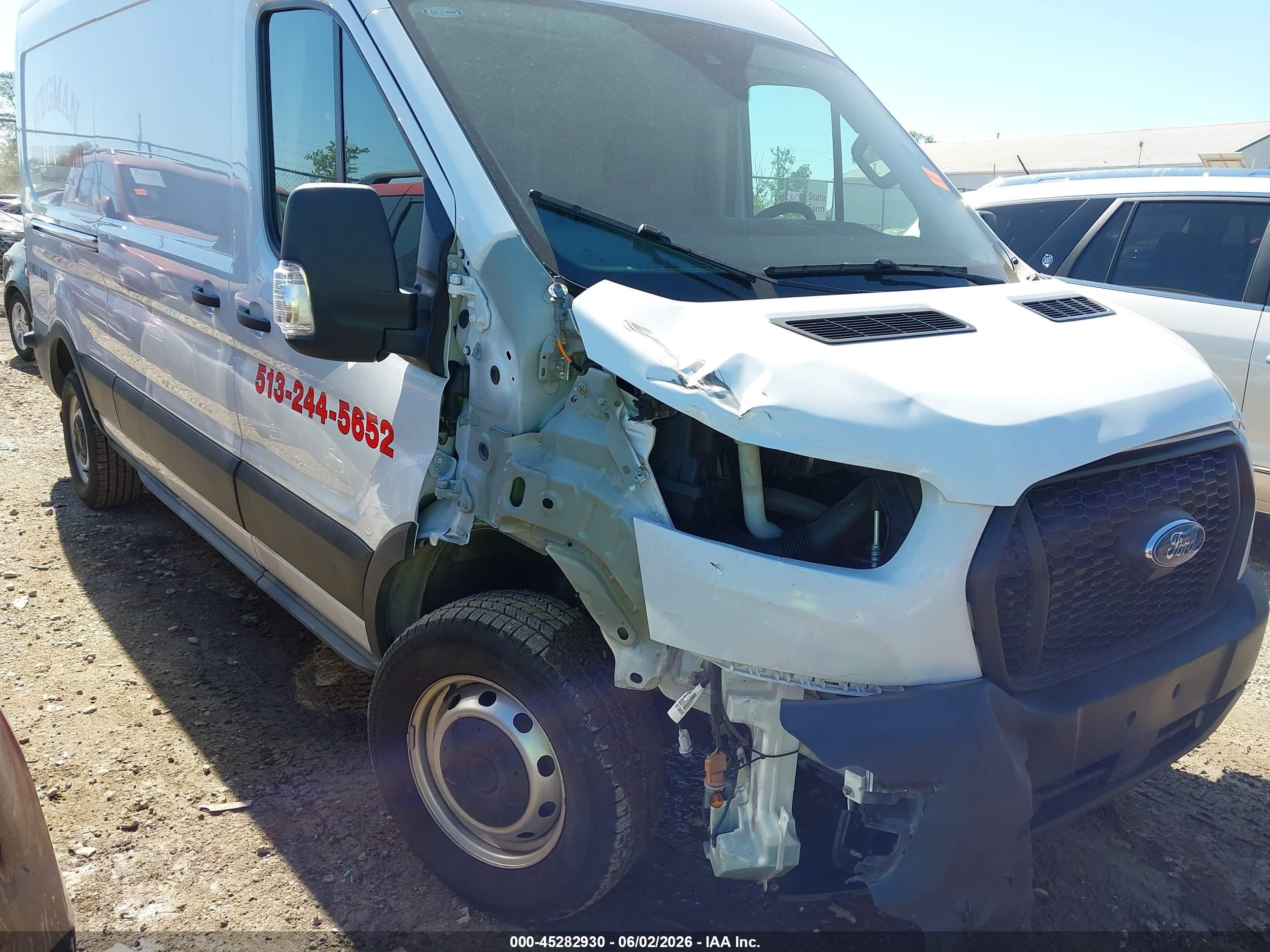 2024 Ford Transit-350 White vin: 1FTBW9C8XRKA39824