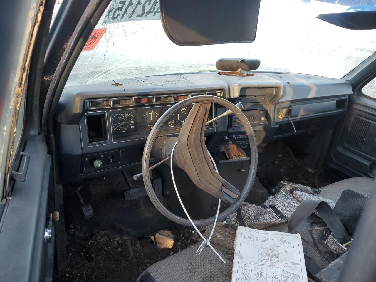 1983 Ford F100 Green vin: 1FTCF10FXDNA62584