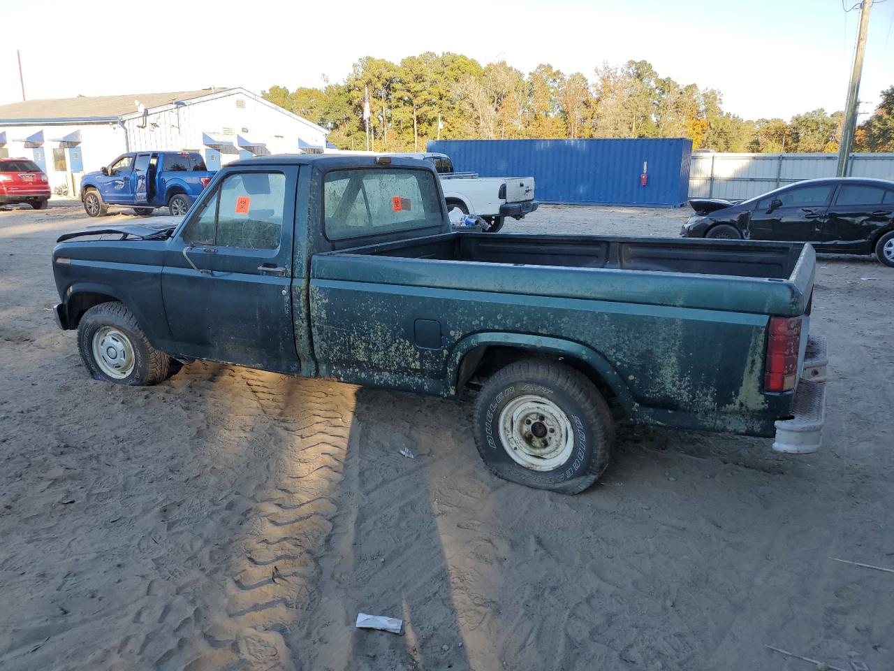 1983 Ford F100 Green vin: 1FTCF10FXDNA62584