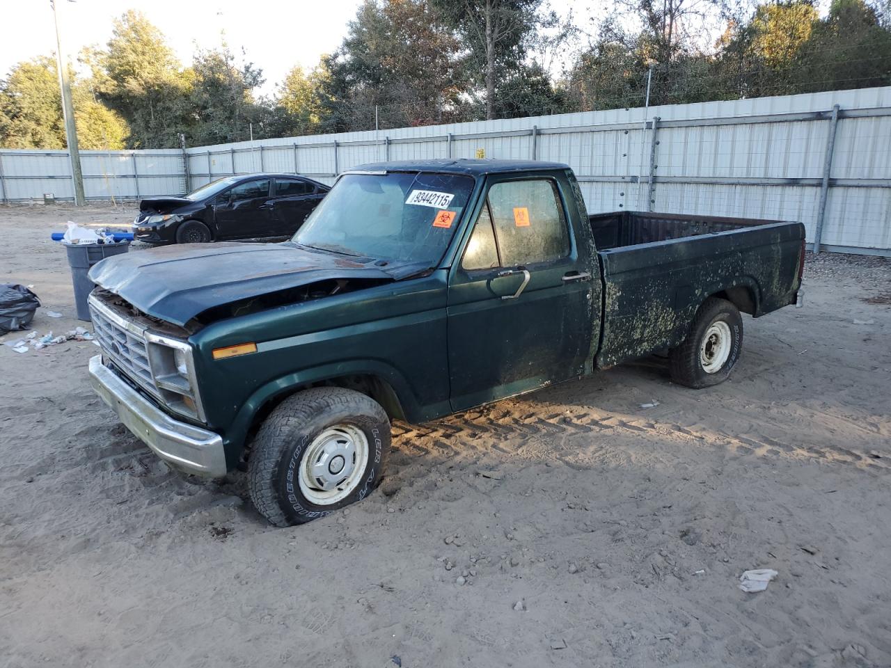 1983 Ford F100 Green vin: 1FTCF10FXDNA62584