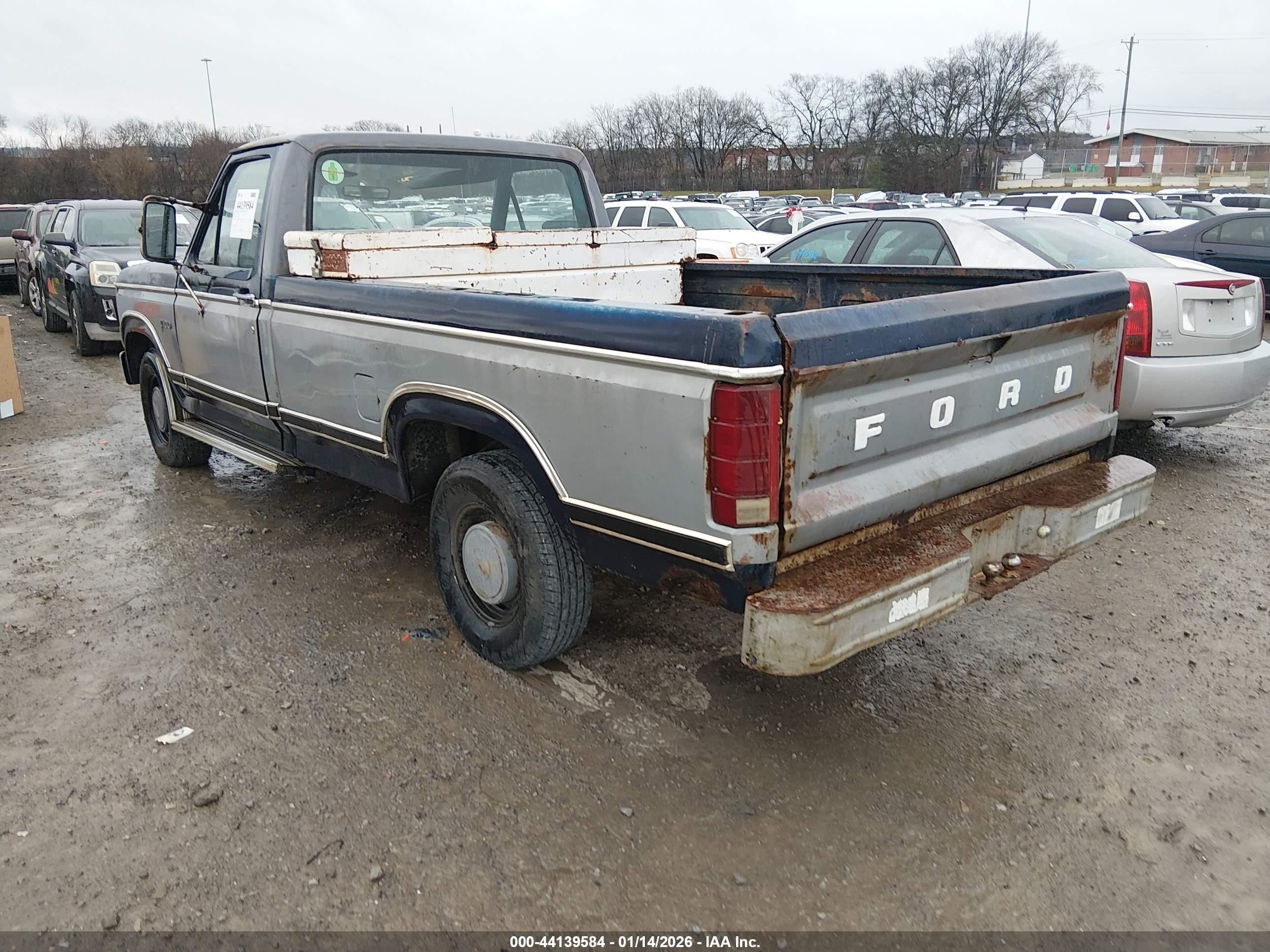 1983 Ford F100   Blue vin: 1FTCF10Y6DLA71215