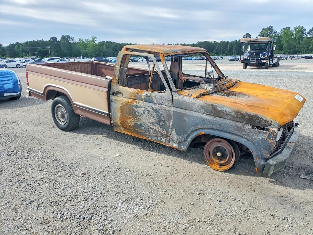 1986 Ford F150 Two Tone vin: 1FTCF15H0GNB10513