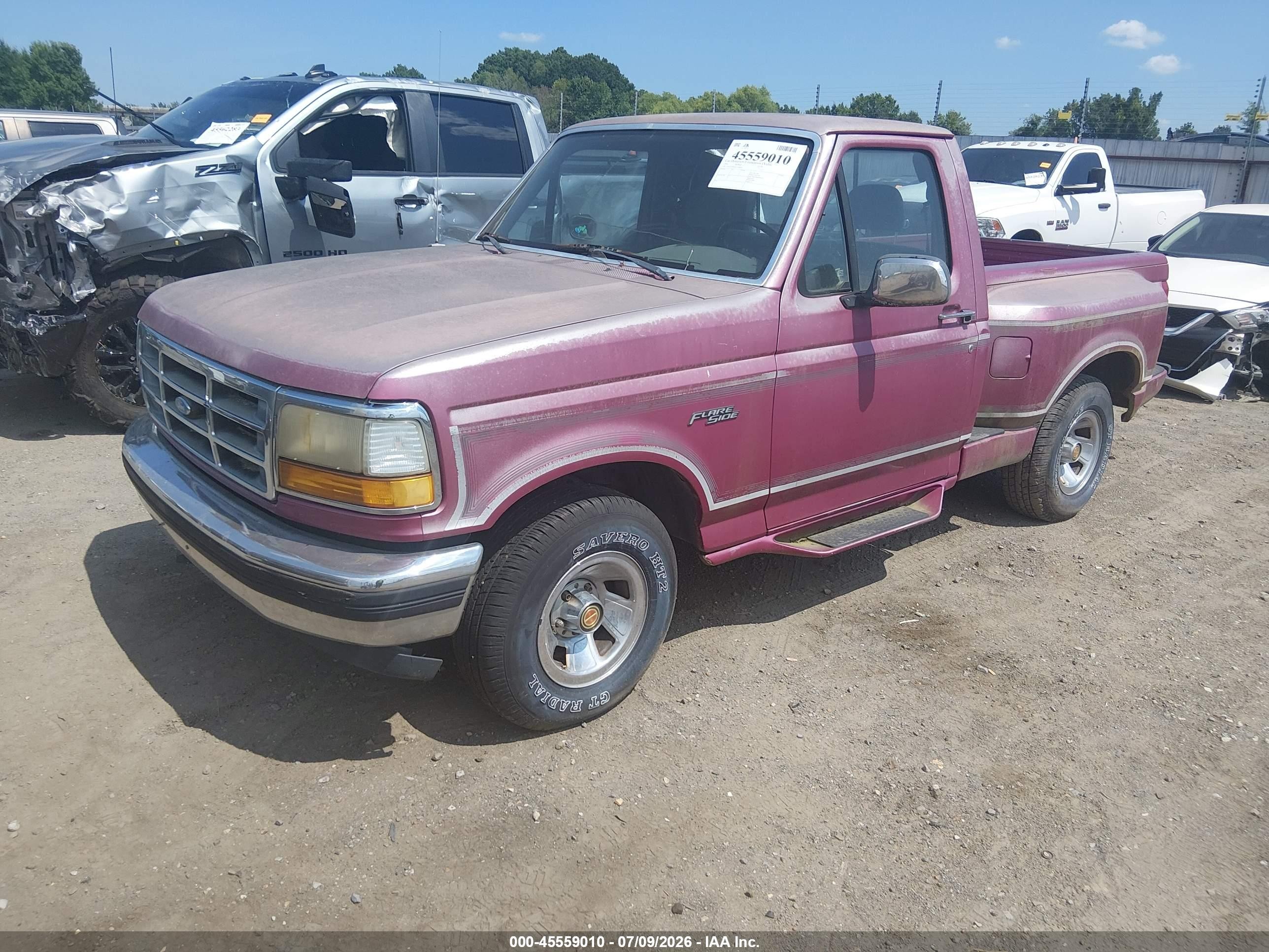 1992 Ford F150   Purple vin: 1FTCF15H1NKA59876