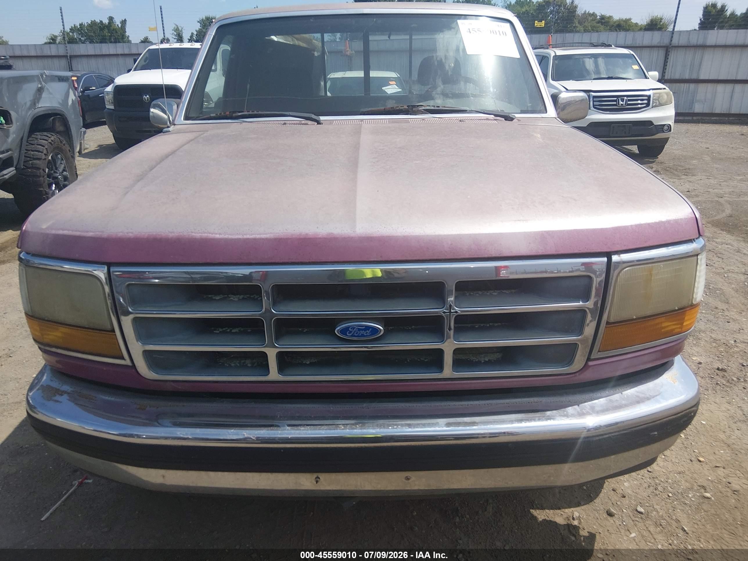 1992 Ford F150   Purple vin: 1FTCF15H1NKA59876