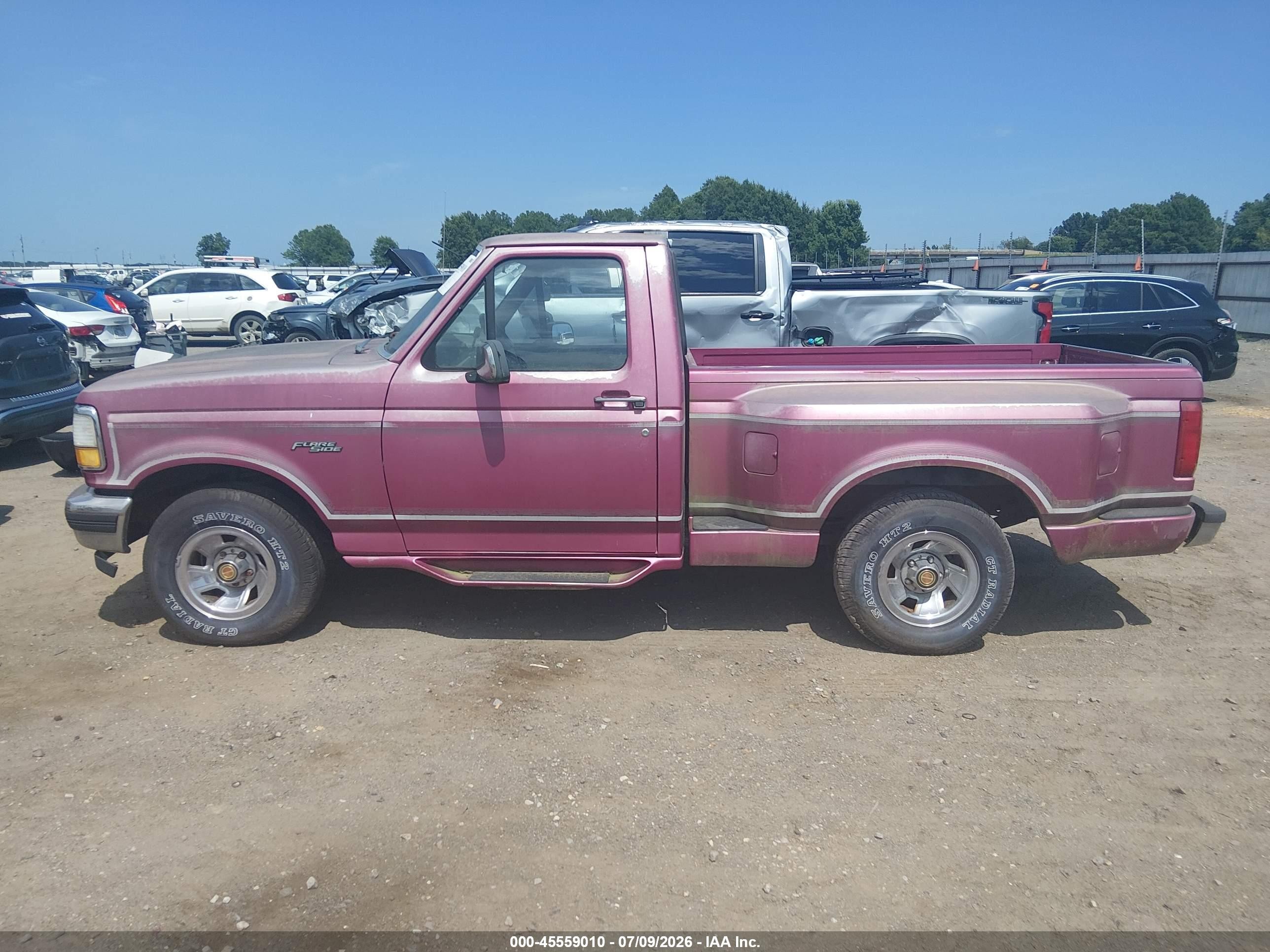 1992 Ford F150   Purple vin: 1FTCF15H1NKA59876