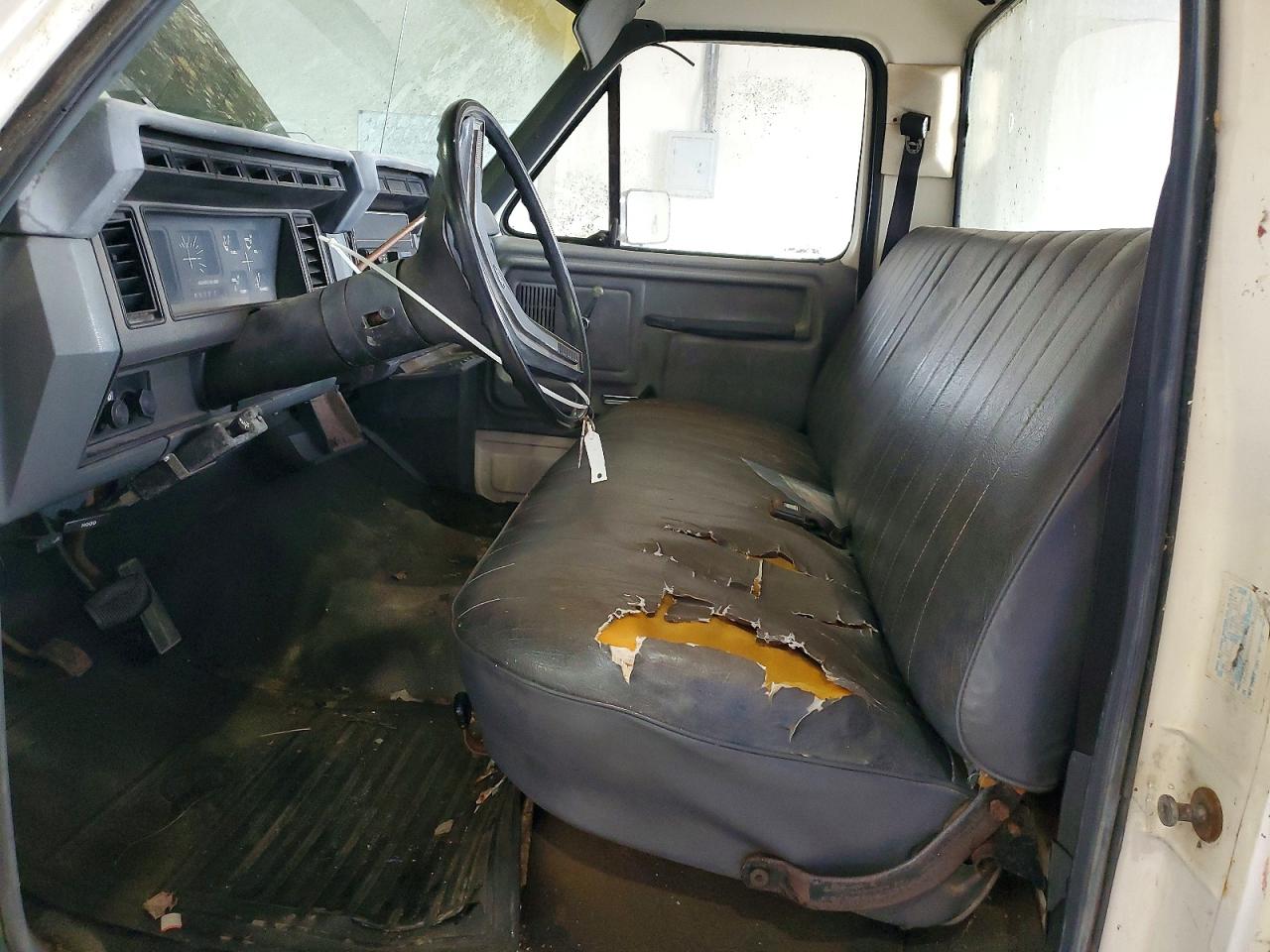 1985 Ford F150 White vin: 1FTCF15HXFLA31523
