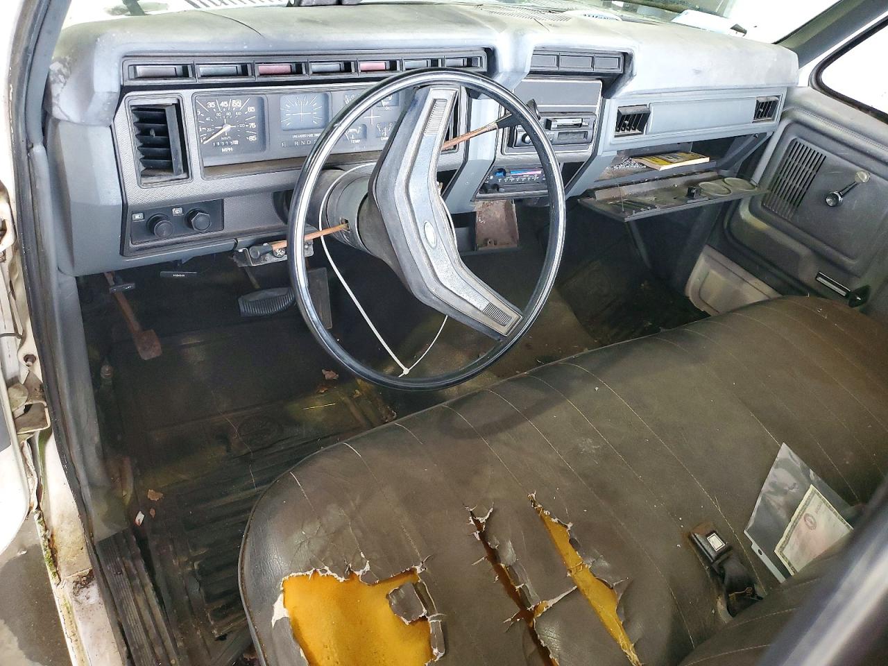 1985 Ford F150 White vin: 1FTCF15HXFLA31523