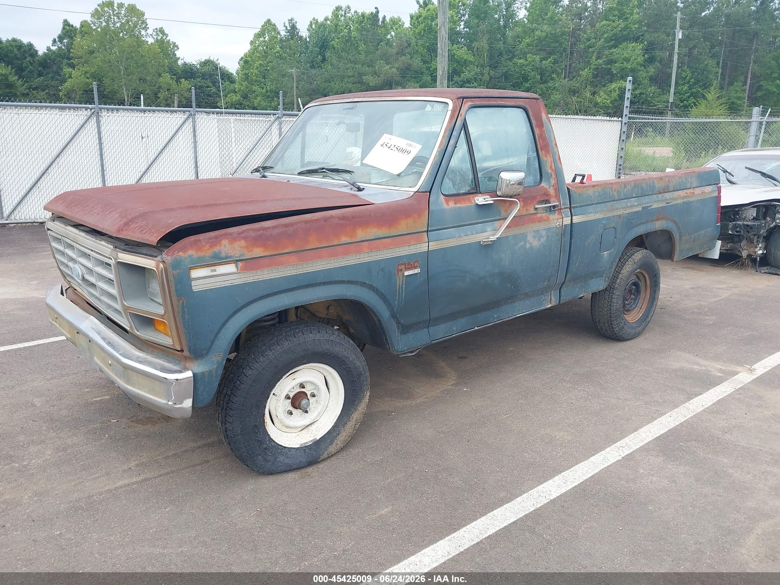 1986 Ford F150   Green vin: 1FTCF15N2GNA15389