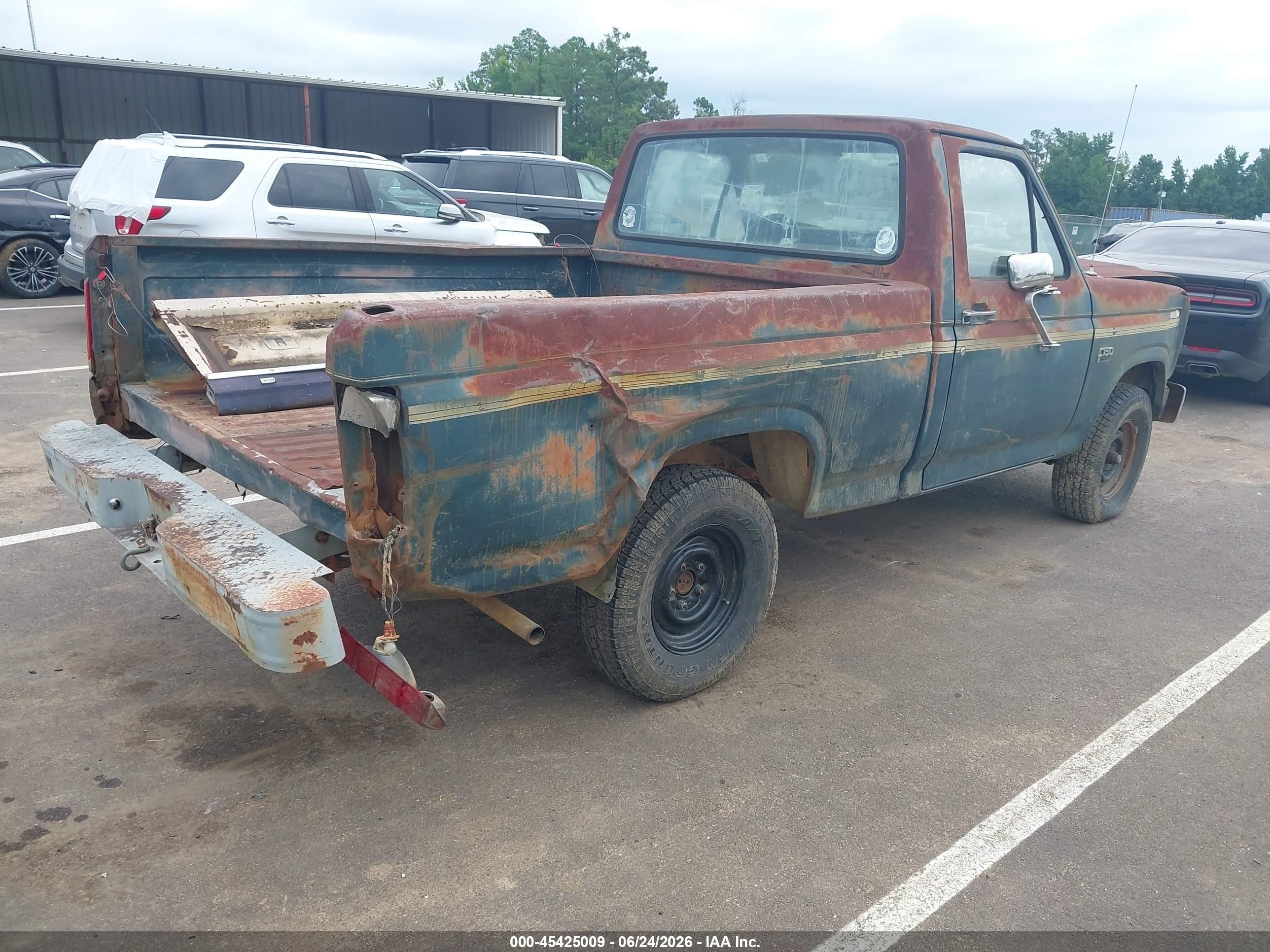 1986 Ford F150   Green vin: 1FTCF15N2GNA15389