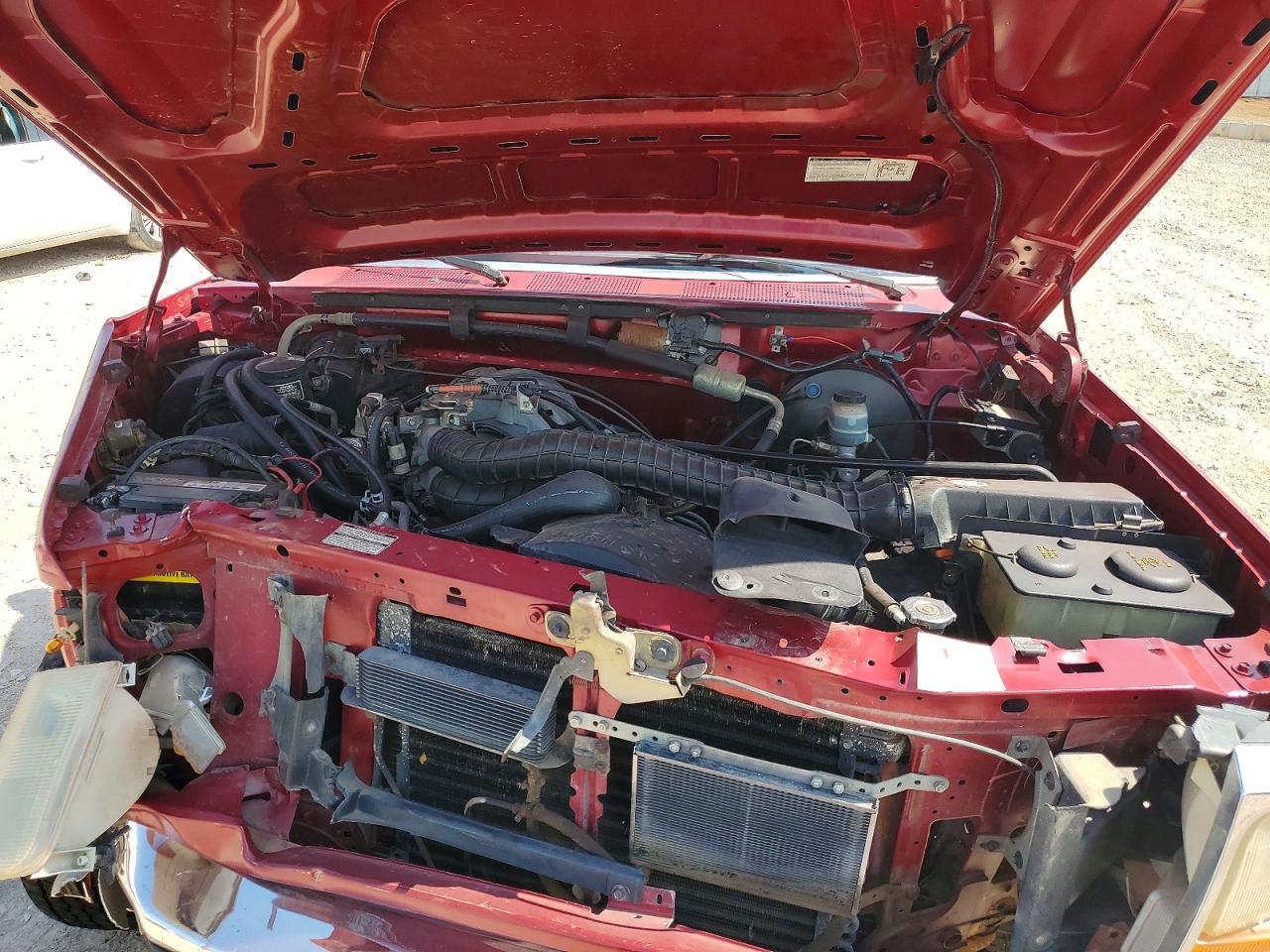 1993 Ford F150 Red vin: 1FTCF15N4PKB96545