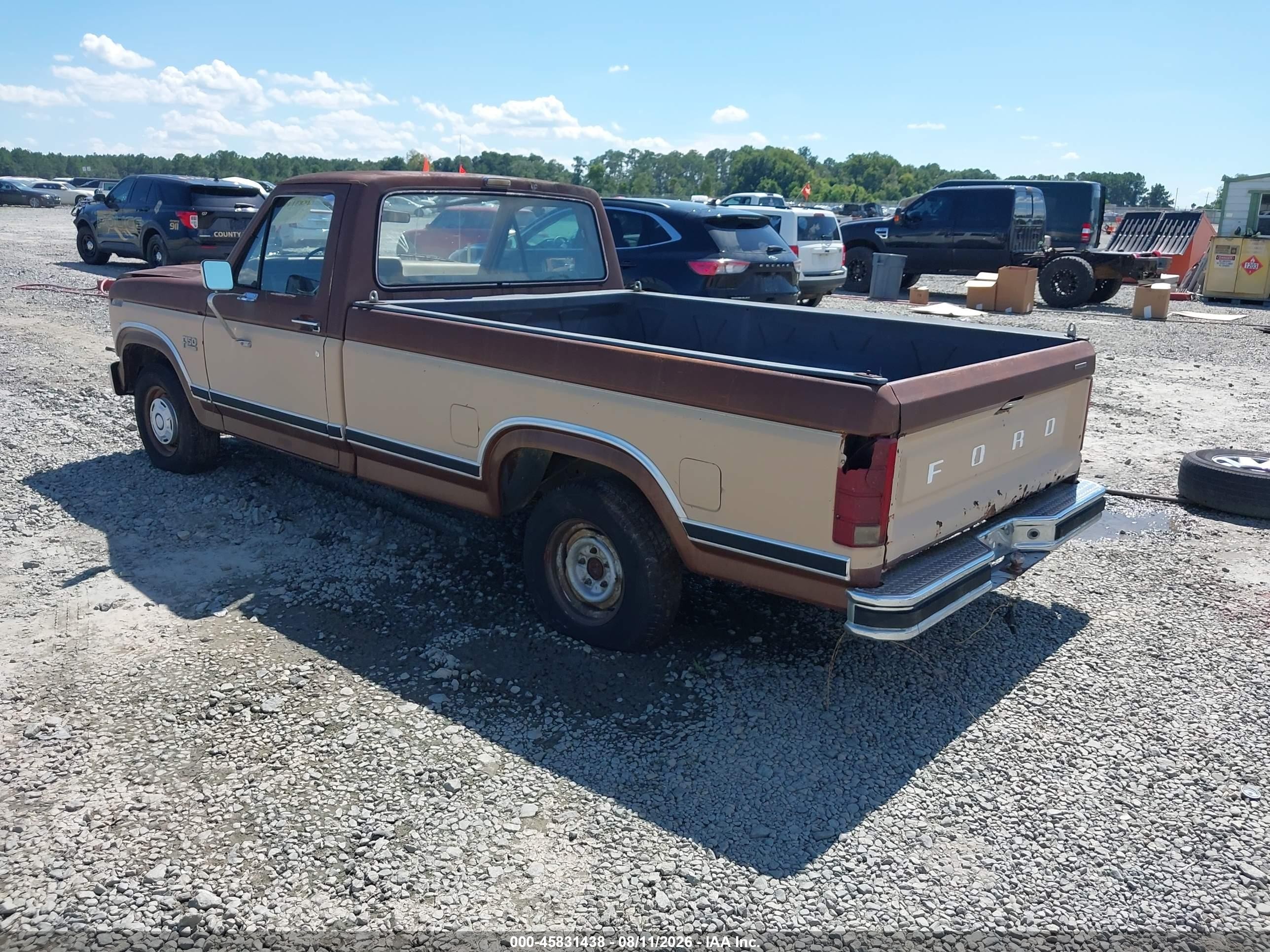 1986 Ford F150   Коричневый vin: 1FTCF15N9GNA71863