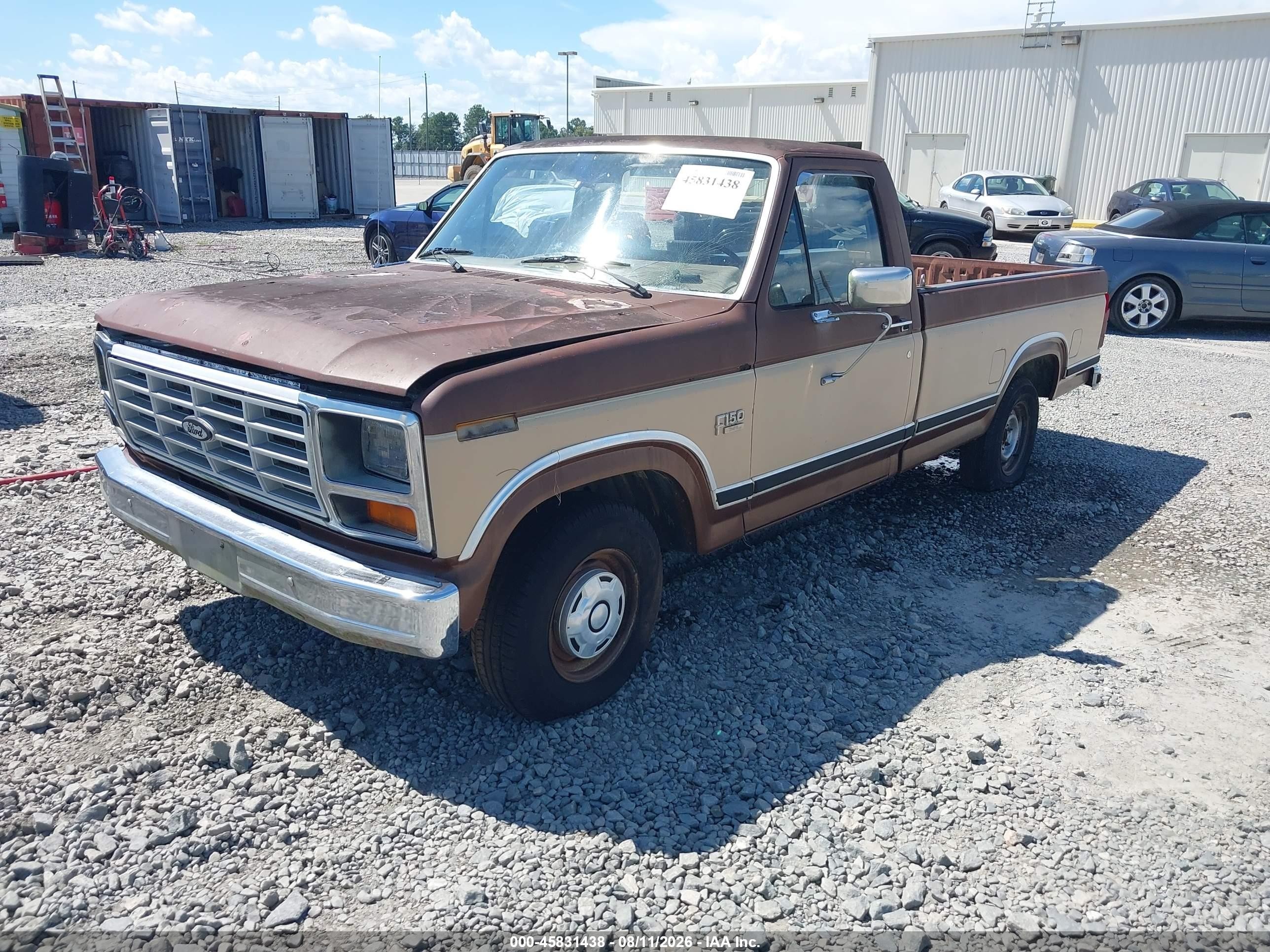 1986 Ford F150   Коричневый vin: 1FTCF15N9GNA71863