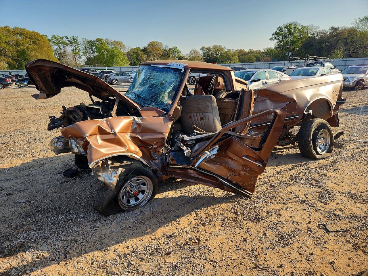 1987 Ford F150 Brown vin: 1FTCF15N9HNB05916