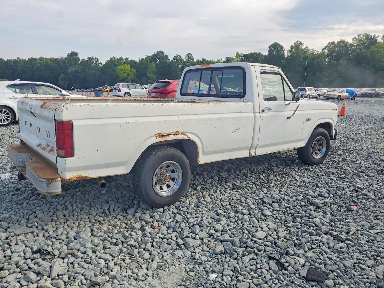 1984 Ford F150 White vin: 1FTCF15Y4ENA83569
