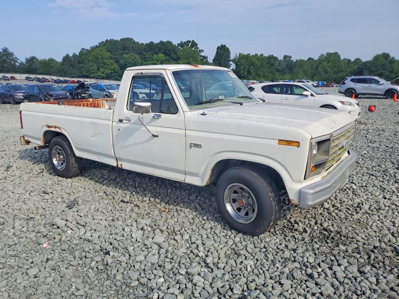 1984 Ford F150 White vin: 1FTCF15Y4ENA83569