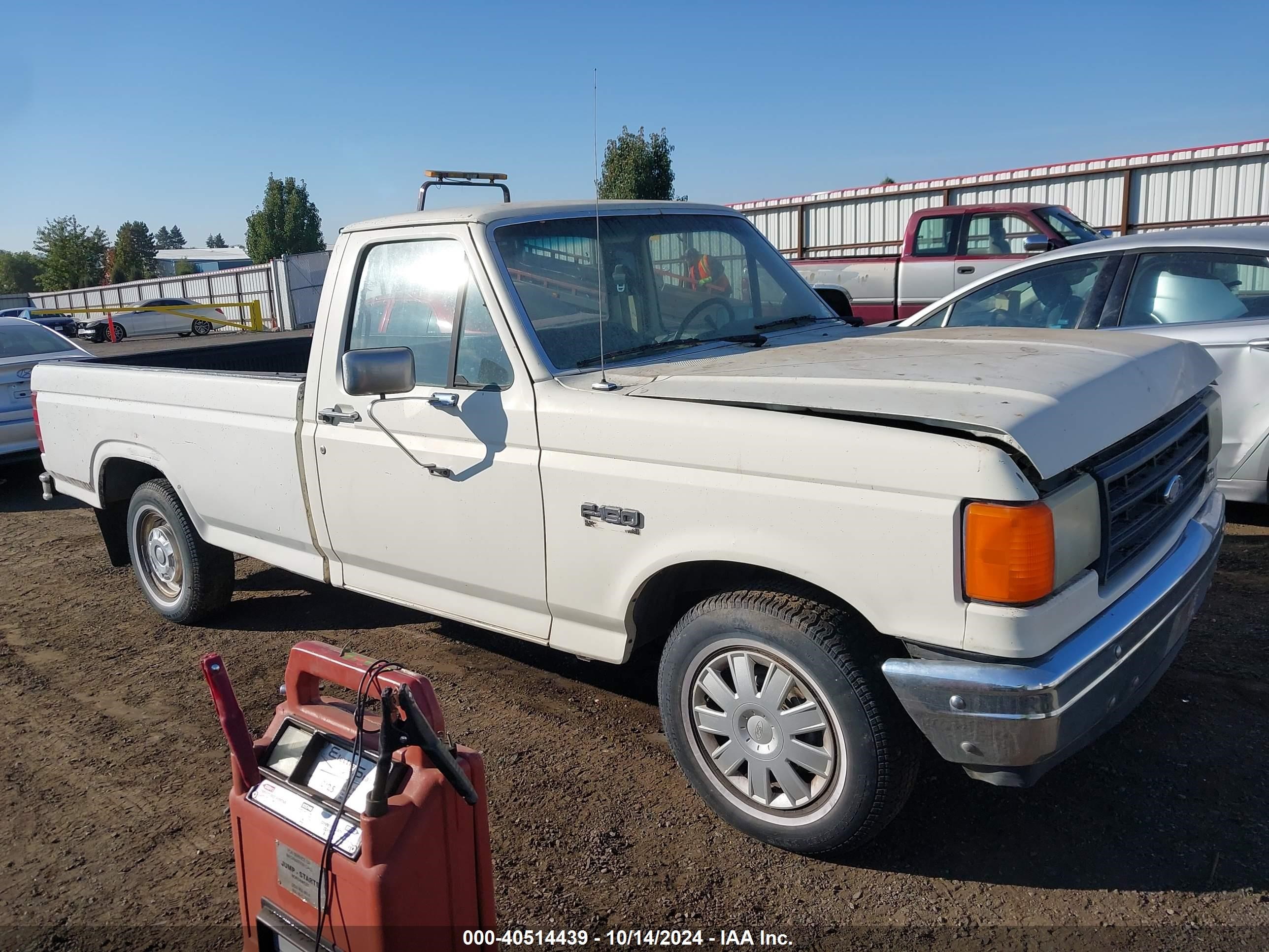 Price & History 1987 Ford F150 4.9l I6 Fi F vin: 1FTCF15Y4HPB44931