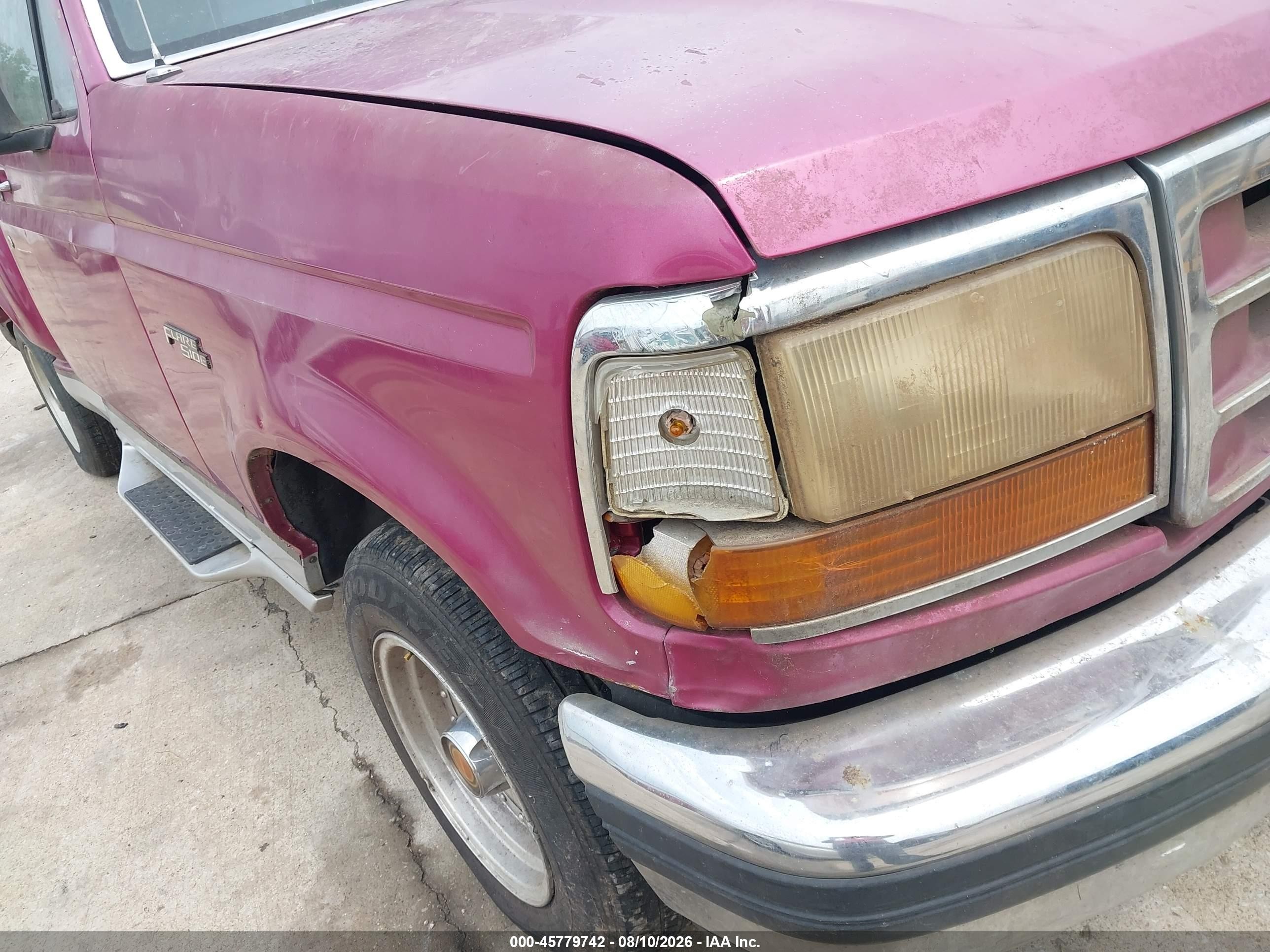1992 Ford F150   Blue vin: 1FTCF15YXNKA99826