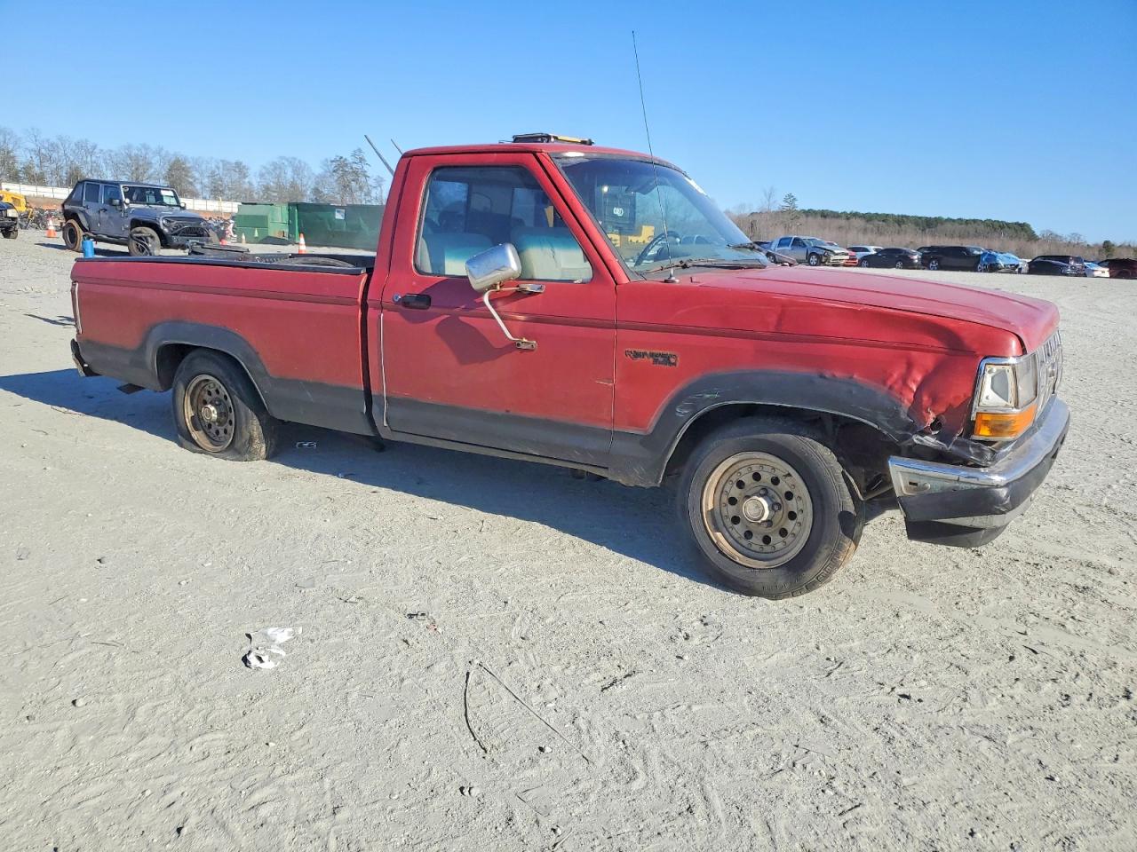 1989 Ford Ranger Maroon vin: 1FTCR10A0KUB21589