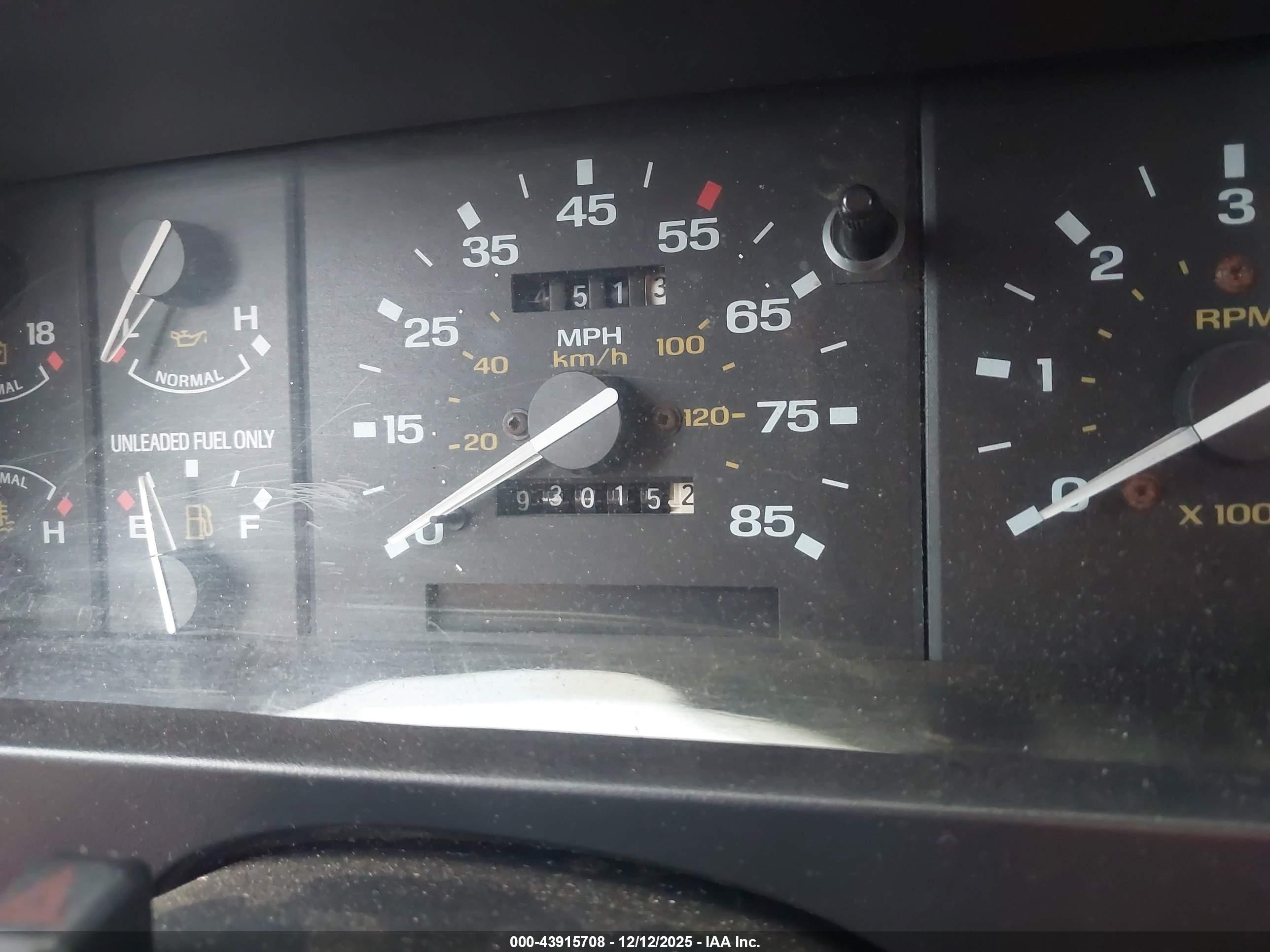 1991 Ford Ranger   Red vin: 1FTCR10A0MTA02434