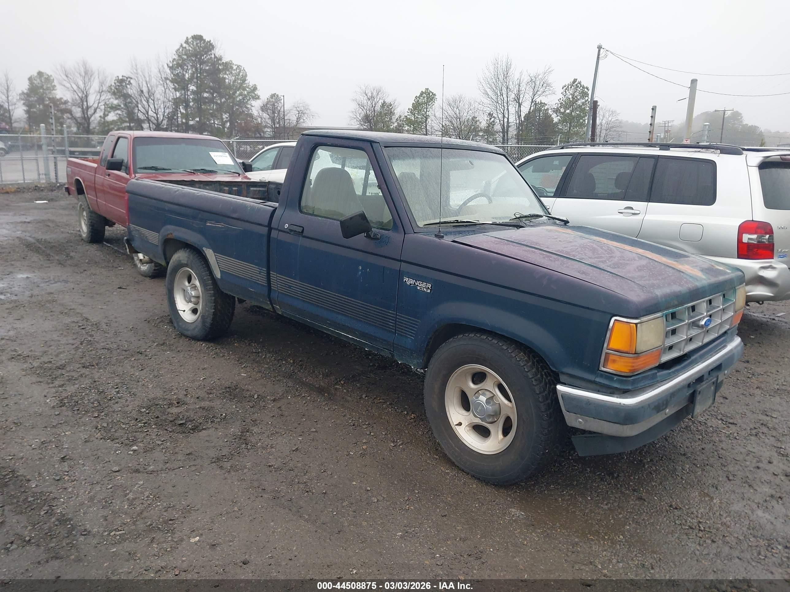 1991 Ford Ranger   Синий vin: 1FTCR10A0MTA27754