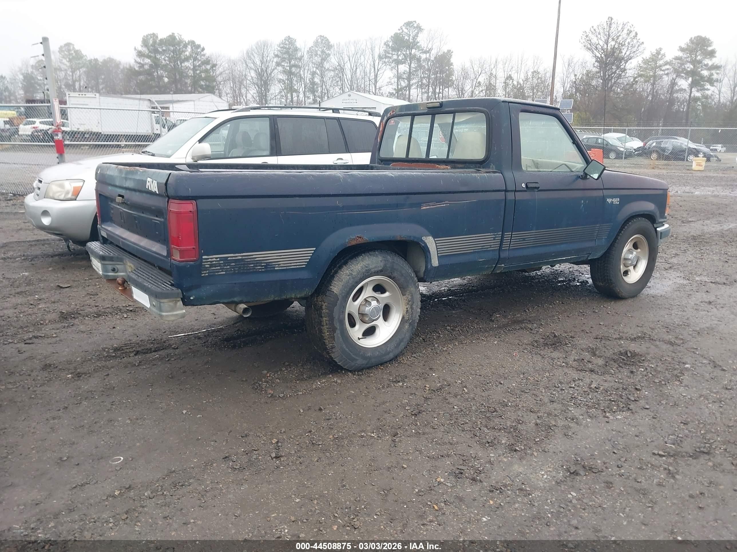1991 Ford Ranger   Синий vin: 1FTCR10A0MTA27754