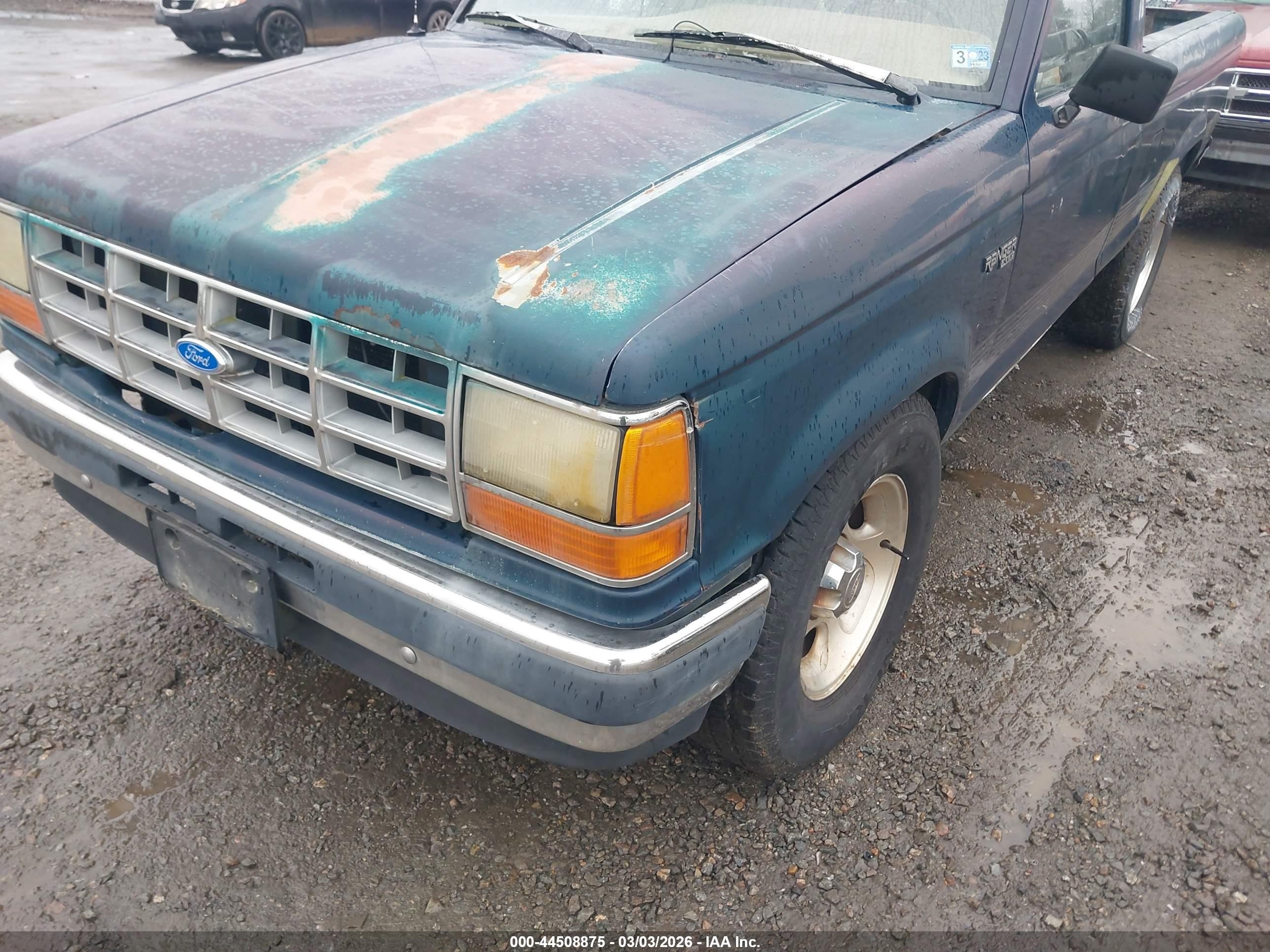 1991 Ford Ranger   Синий vin: 1FTCR10A0MTA27754