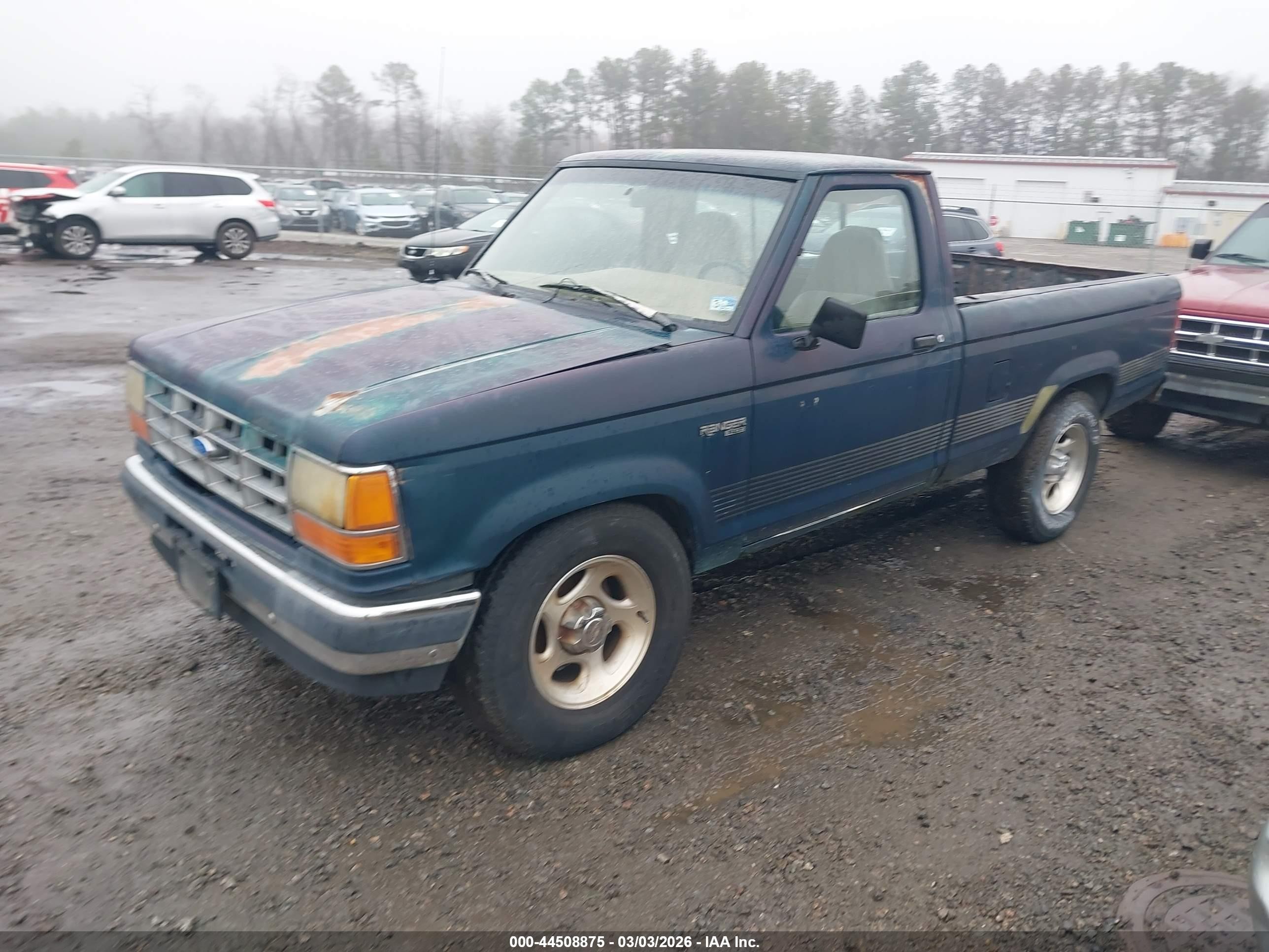 1991 Ford Ranger   Синий vin: 1FTCR10A0MTA27754