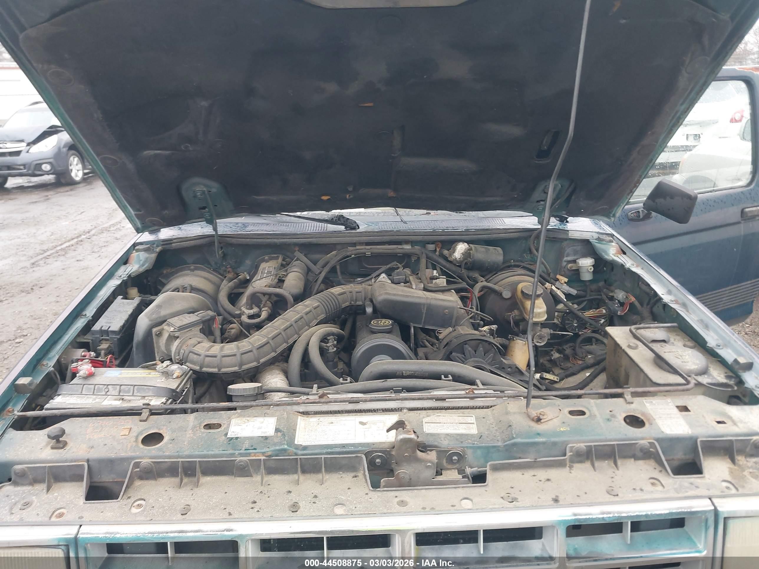 1991 Ford Ranger   Синий vin: 1FTCR10A0MTA27754
