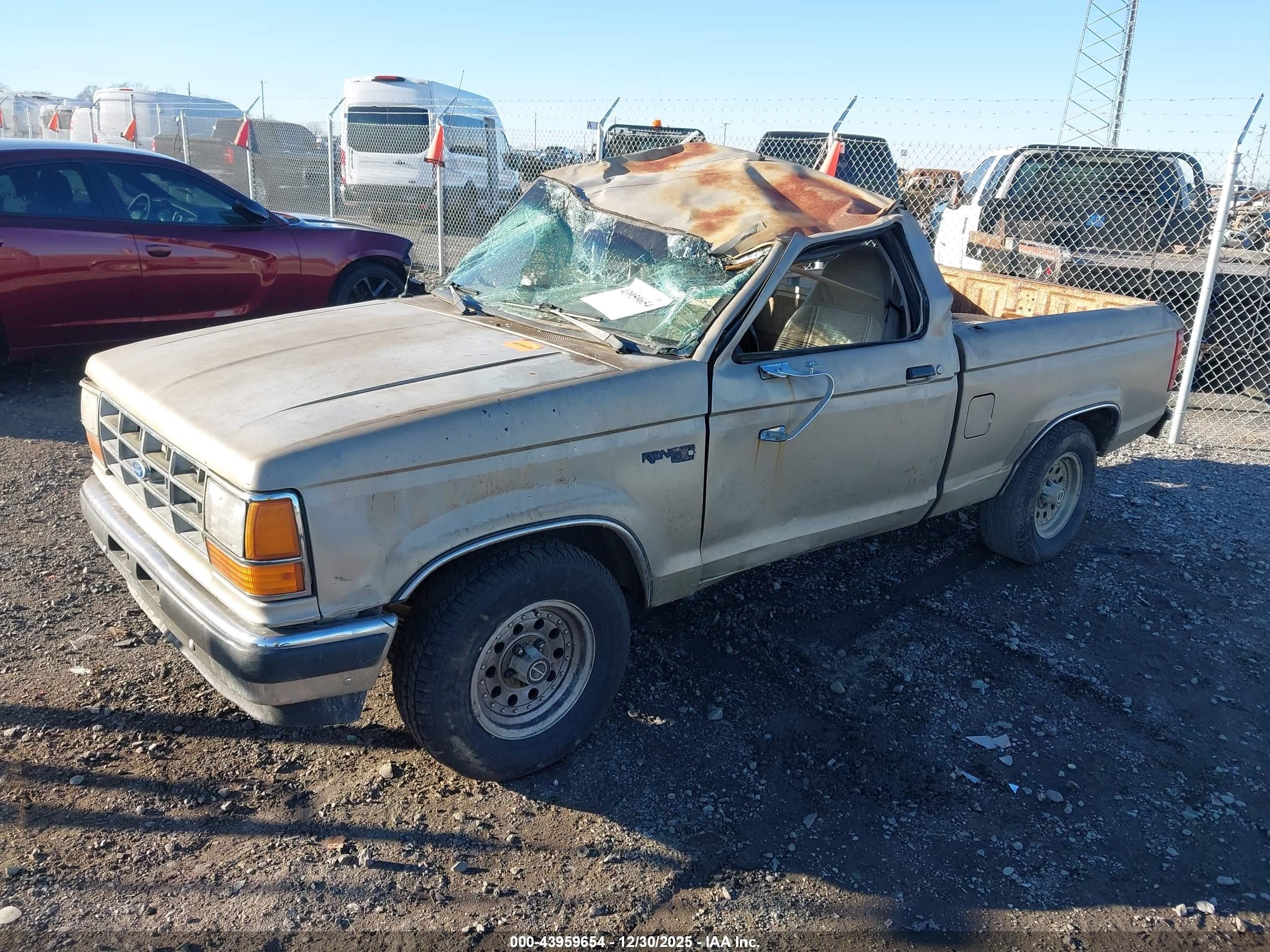 1991 Ford Ranger   Gold vin: 1FTCR10A0MUB80600
