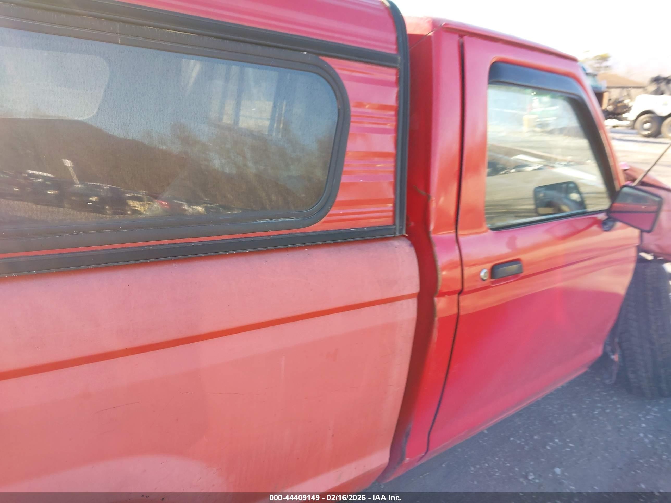 1991 Ford Ranger   Красный vin: 1FTCR10A0MUC35756