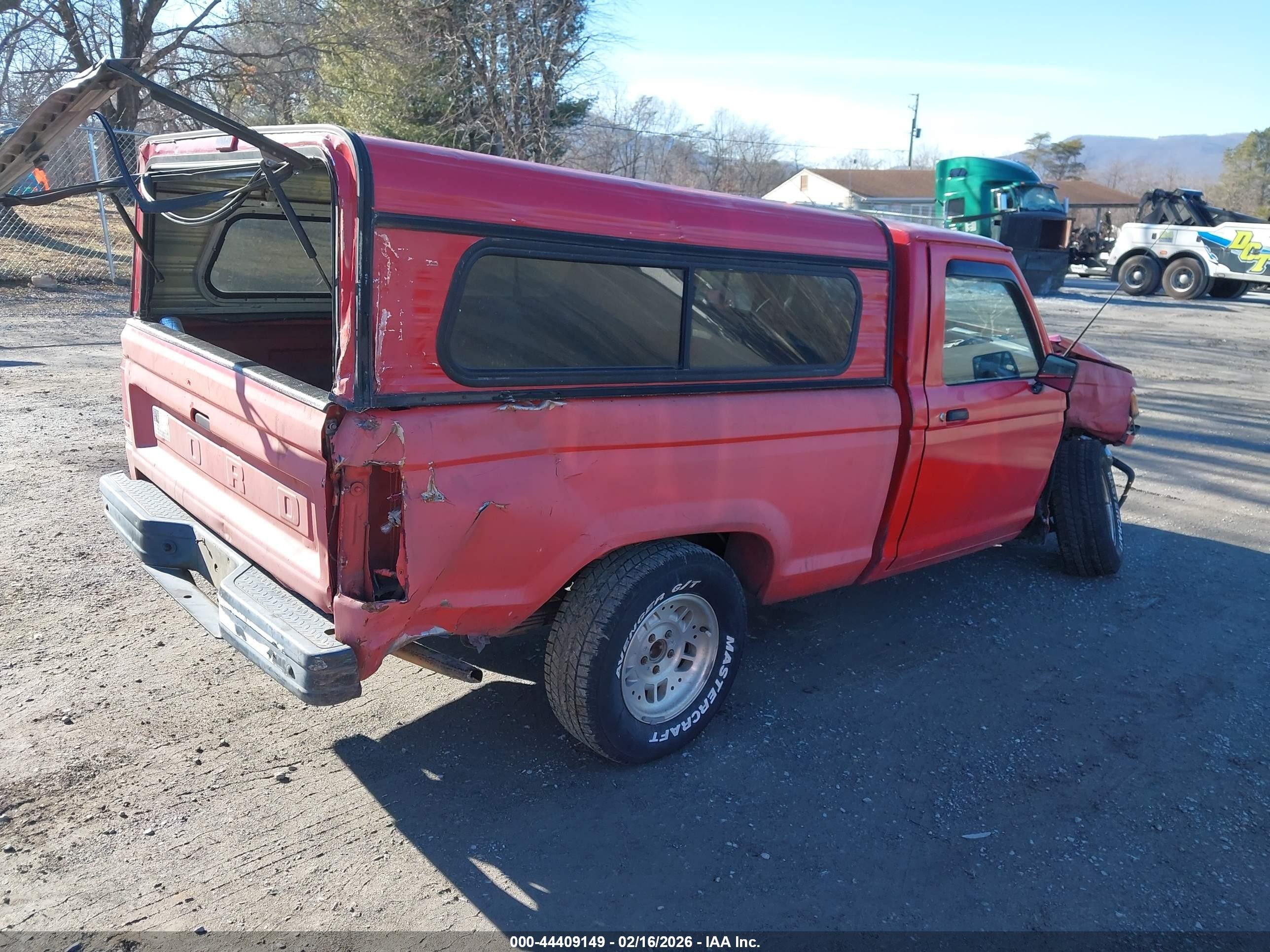 1991 Ford Ranger   Красный vin: 1FTCR10A0MUC35756