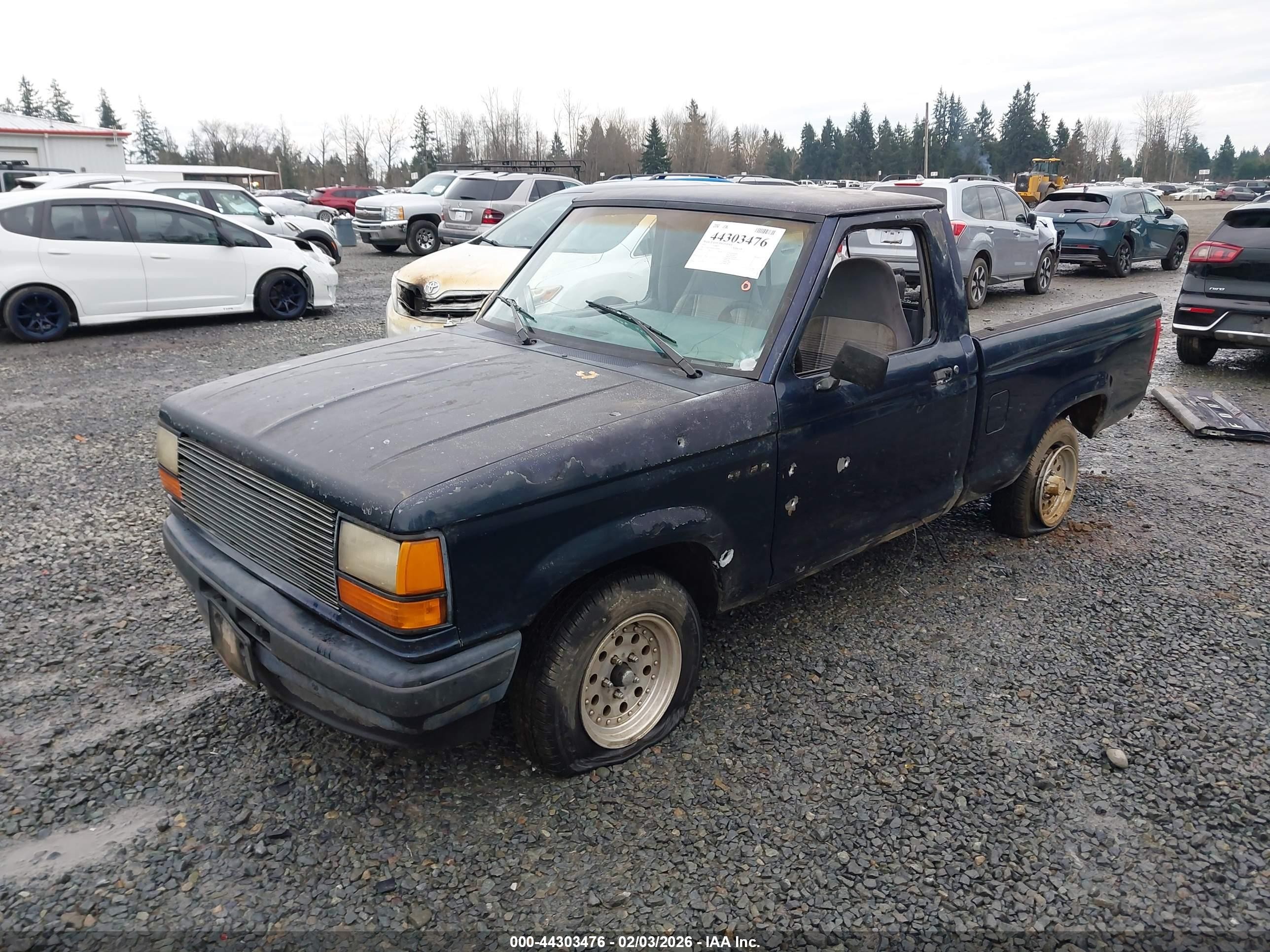1991 Ford Ranger   Dark Blue vin: 1FTCR10A0MUE43099