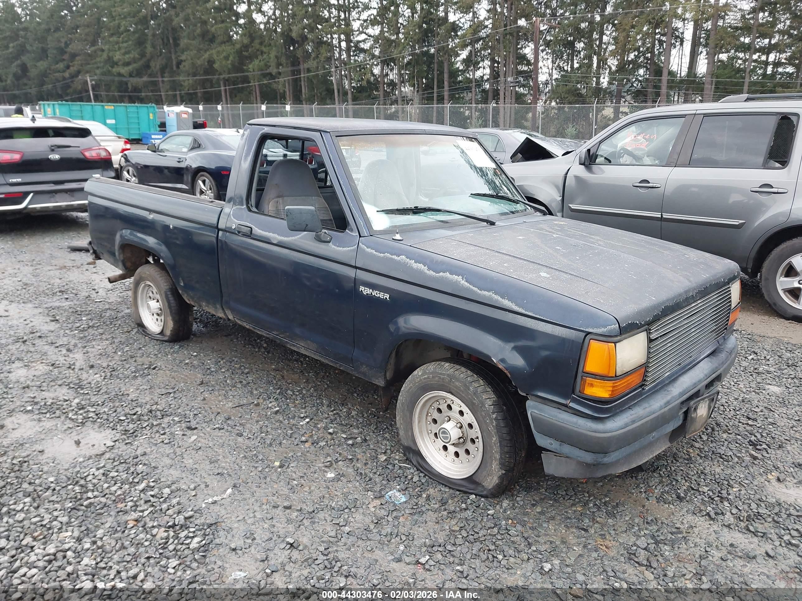 1991 Ford Ranger   Dark Blue vin: 1FTCR10A0MUE43099