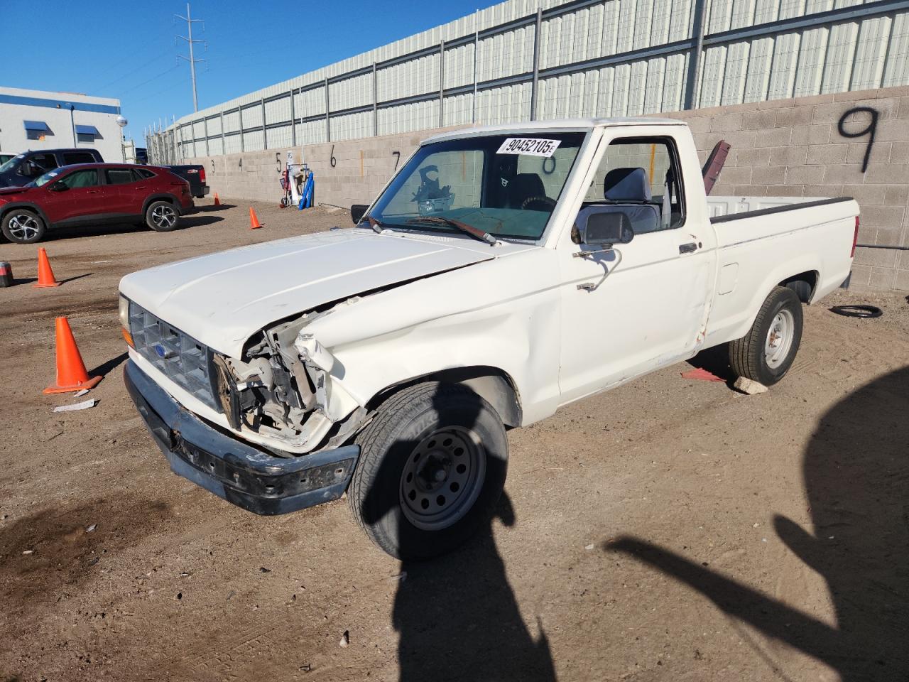 1992 Ford Ranger White vin: 1FTCR10A0NTA90290
