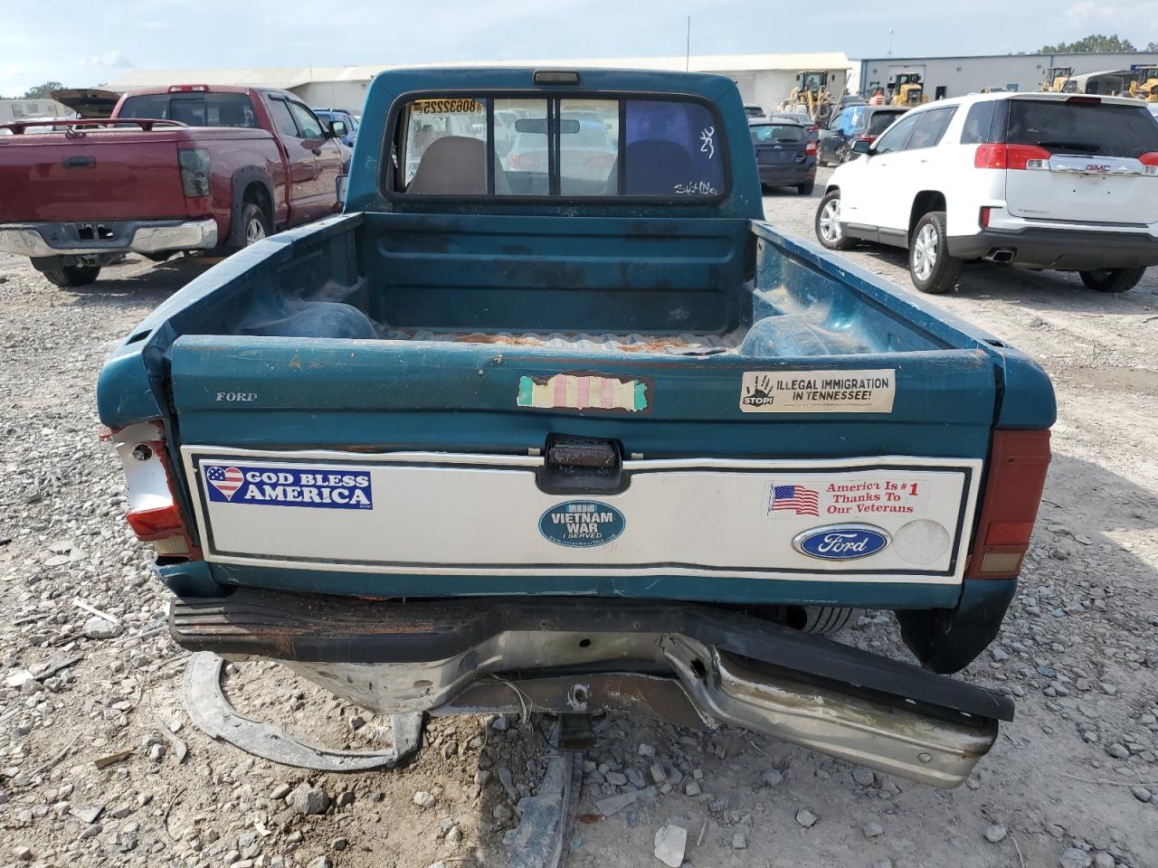 1992 Ford Ranger Green vin: 1FTCR10A0NUB94028