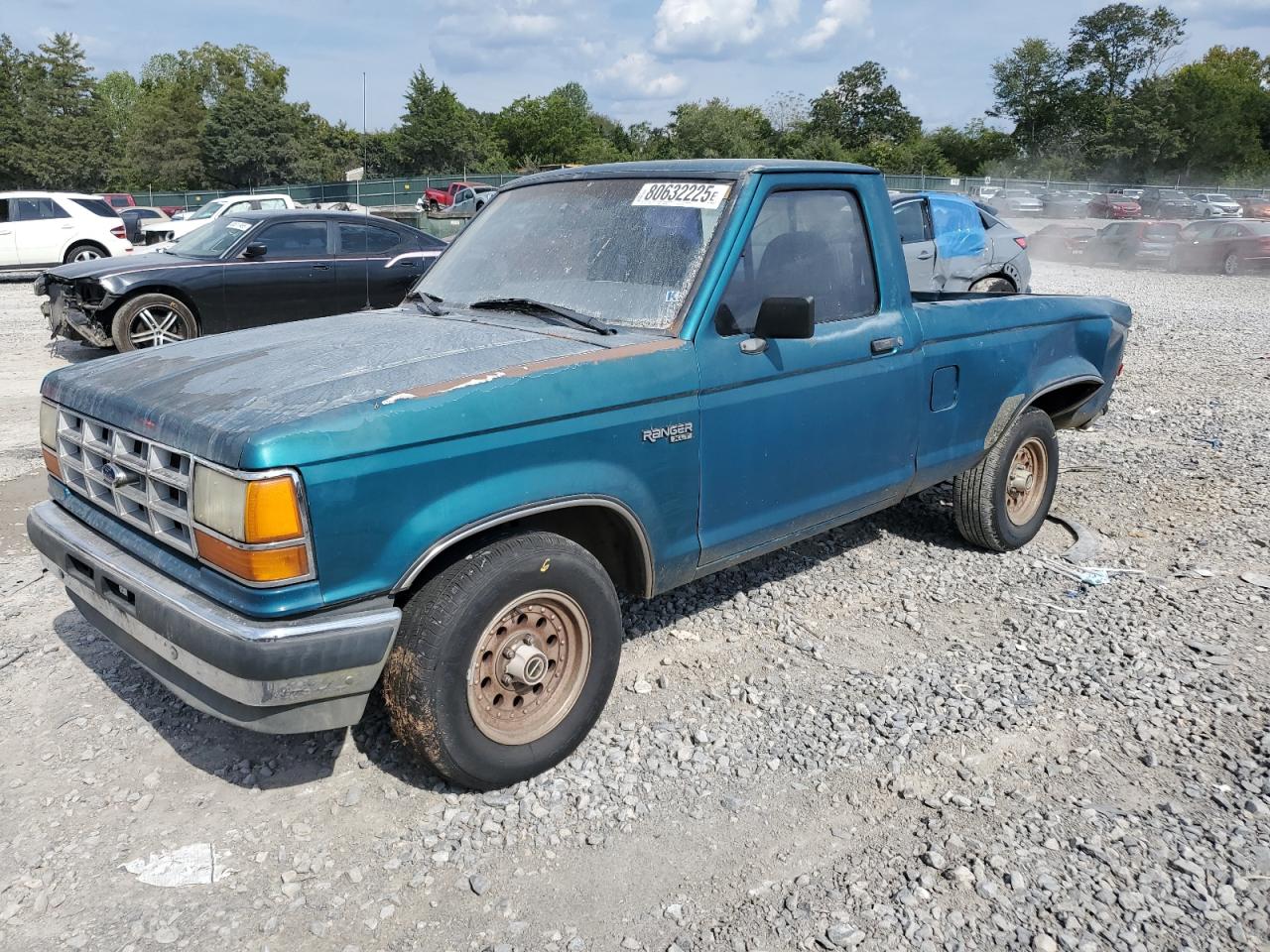 1992 Ford Ranger Green vin: 1FTCR10A0NUB94028