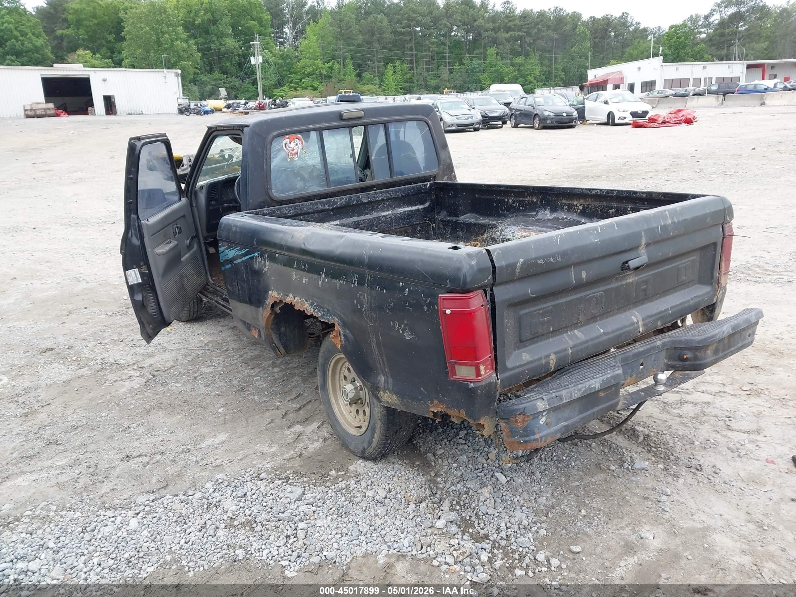 1992 Ford Ranger   Черный vin: 1FTCR10A0NUD34627