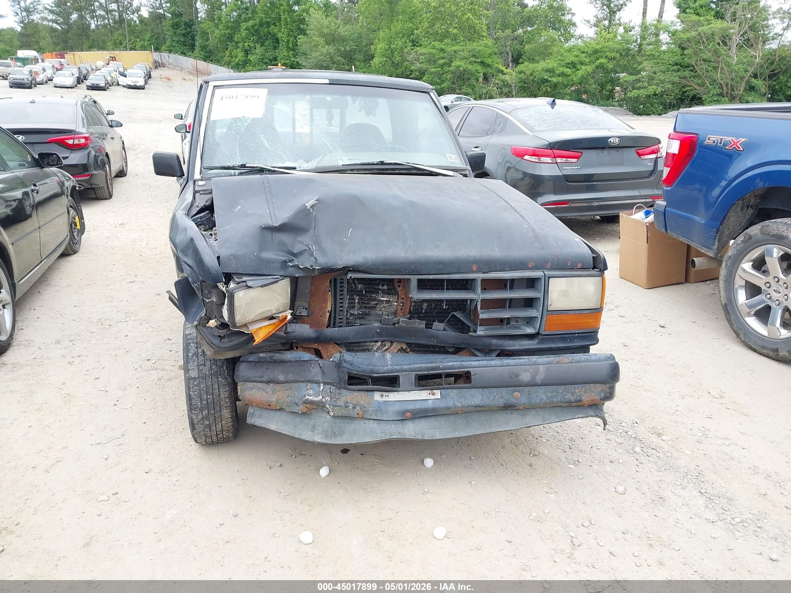 1992 Ford Ranger   Черный vin: 1FTCR10A0NUD34627