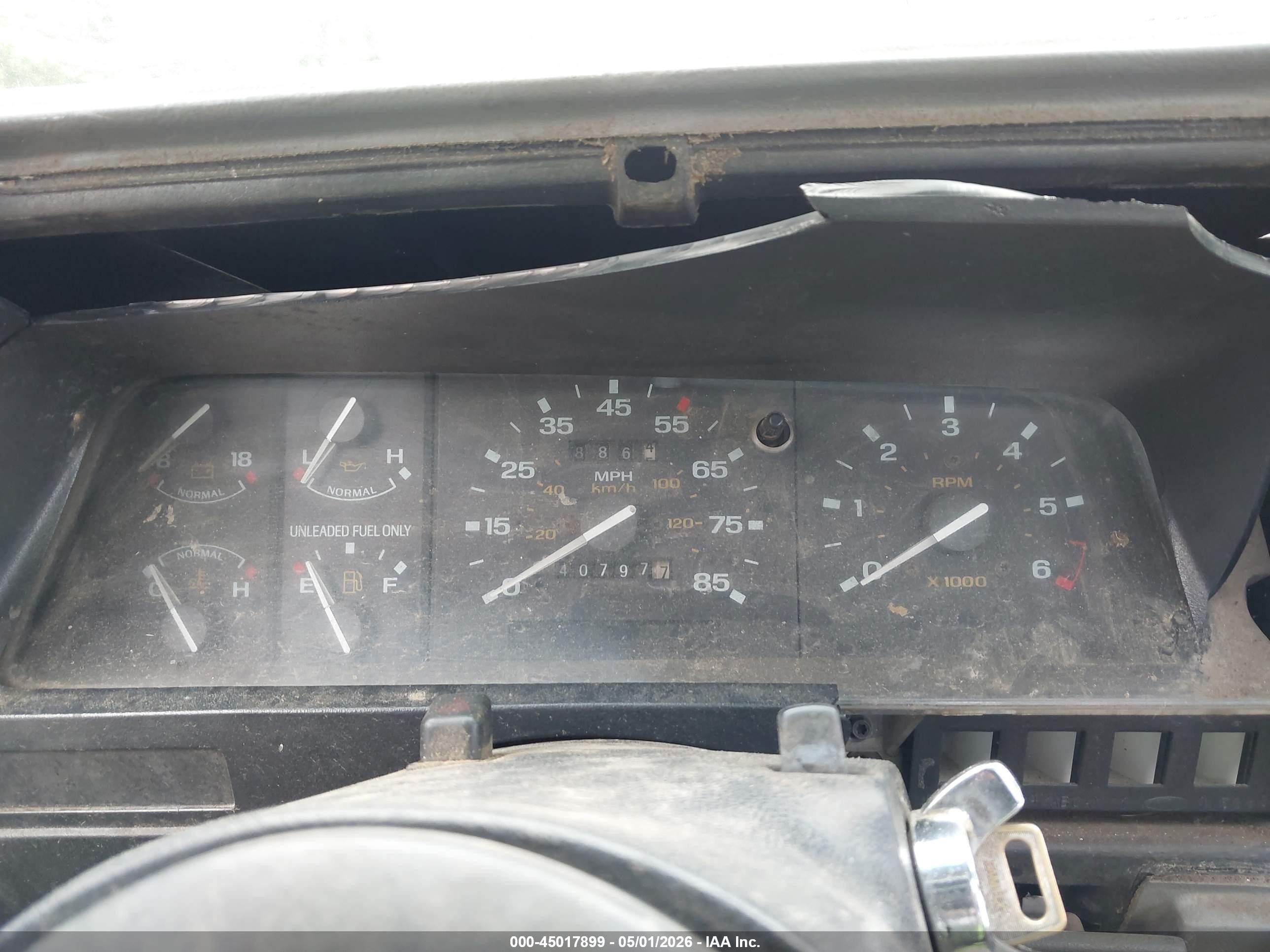 1992 Ford Ranger   Черный vin: 1FTCR10A0NUD34627