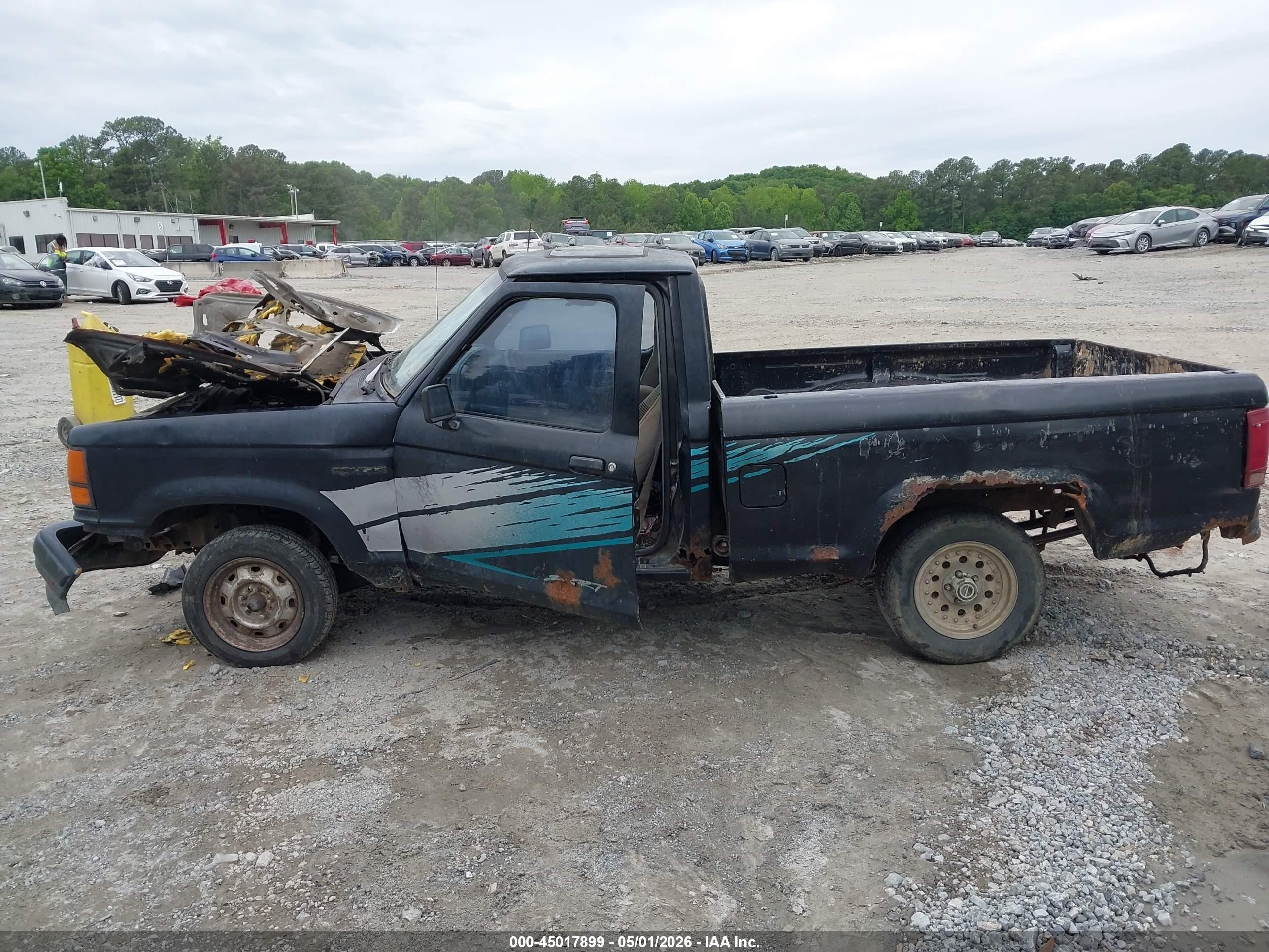 1992 Ford Ranger   Черный vin: 1FTCR10A0NUD34627